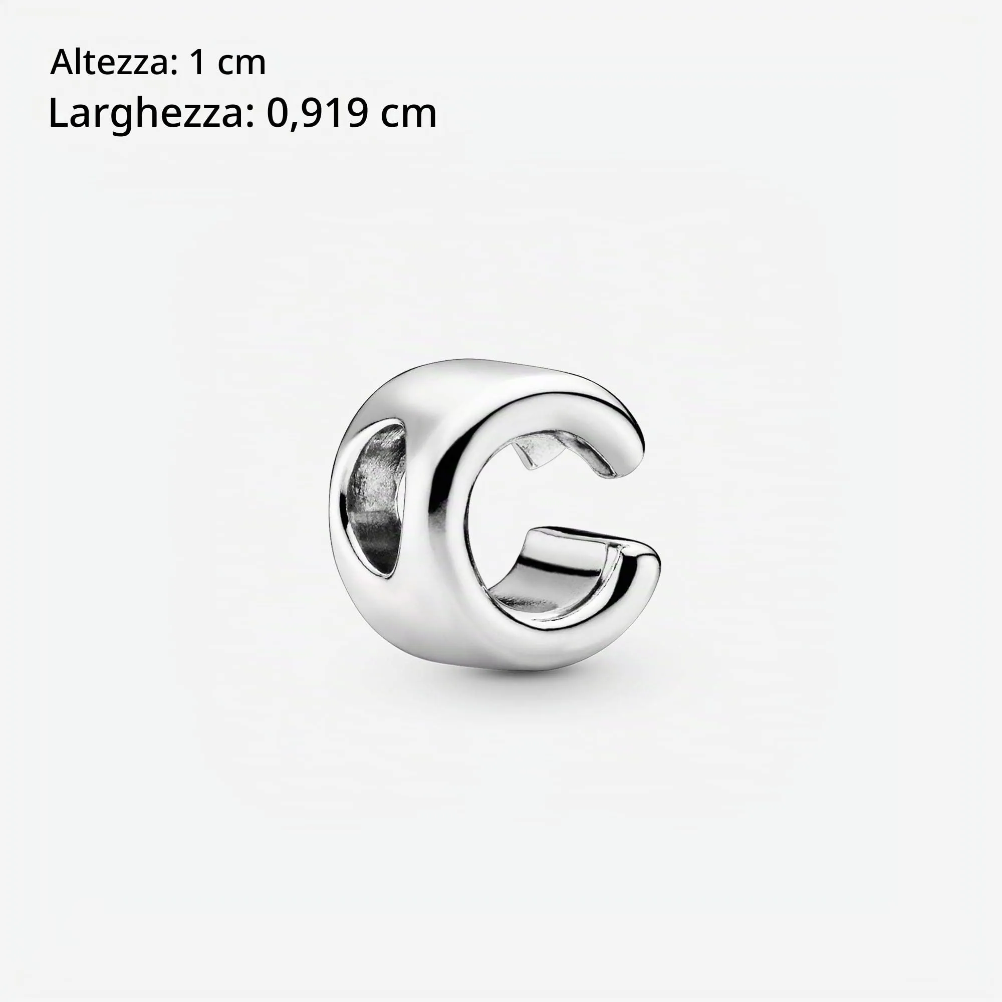 Pandora Ciondolo in argento con lettera C - immagine 6