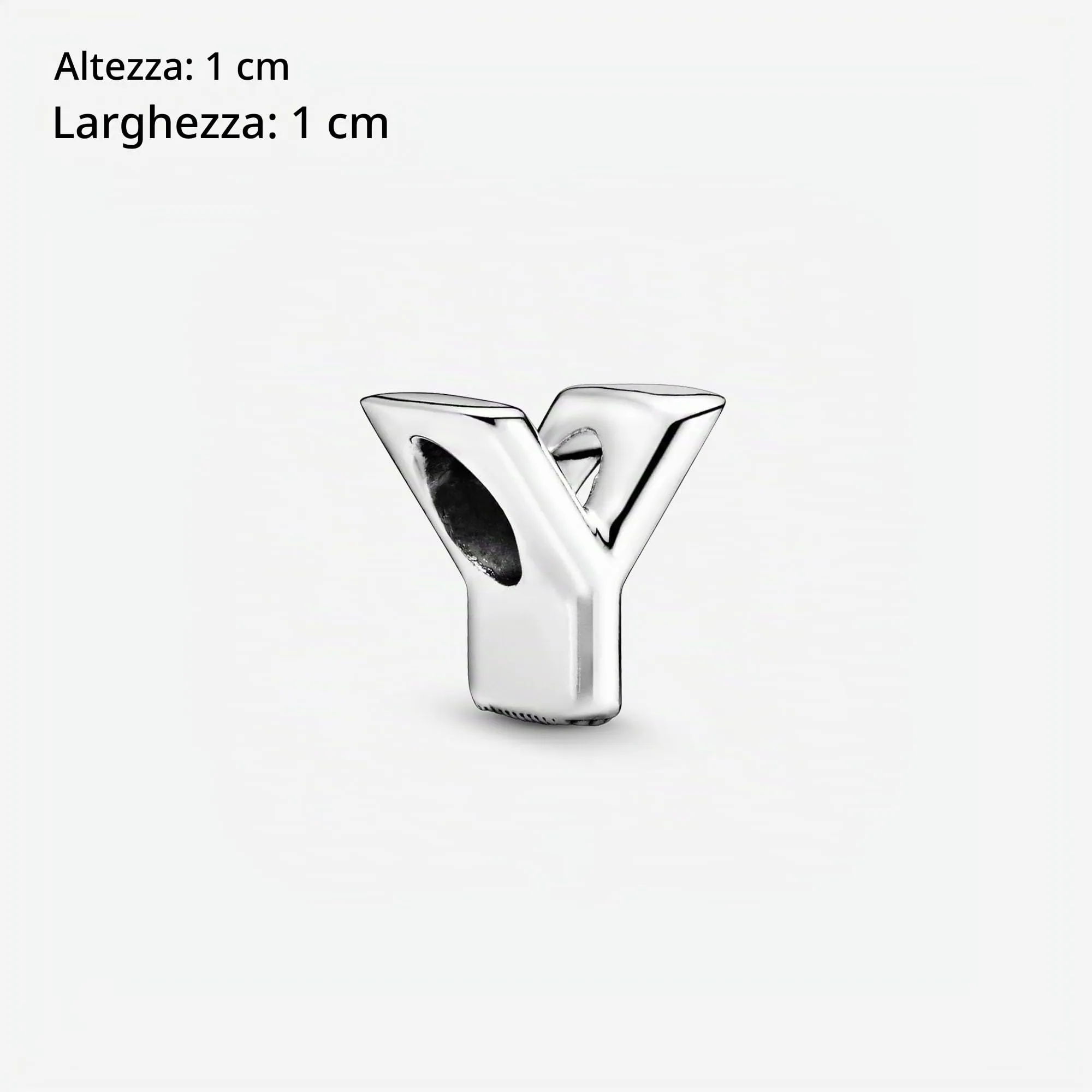 Pandora Silver Letter Y Charm - immagine 6