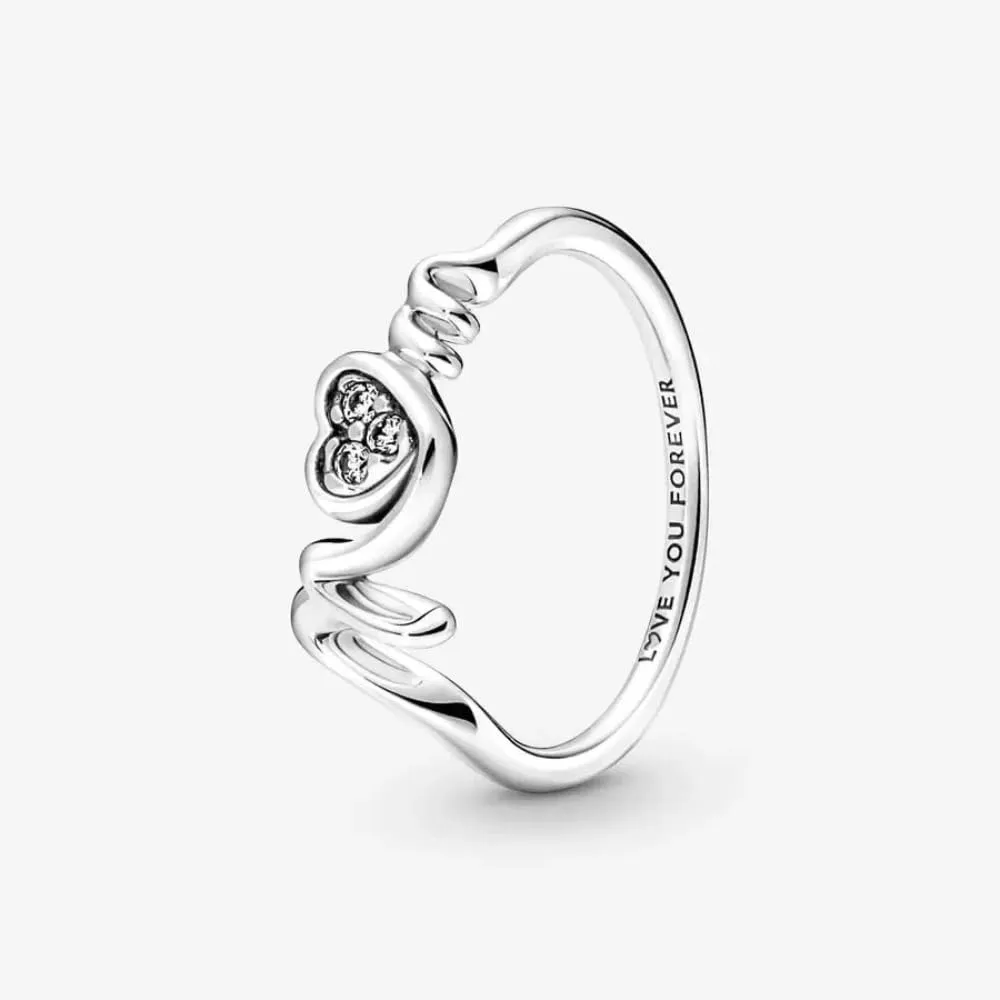 Pandora Moments Ciondolo in Argento Sterling con Cuori Intrecciati - immagine 2