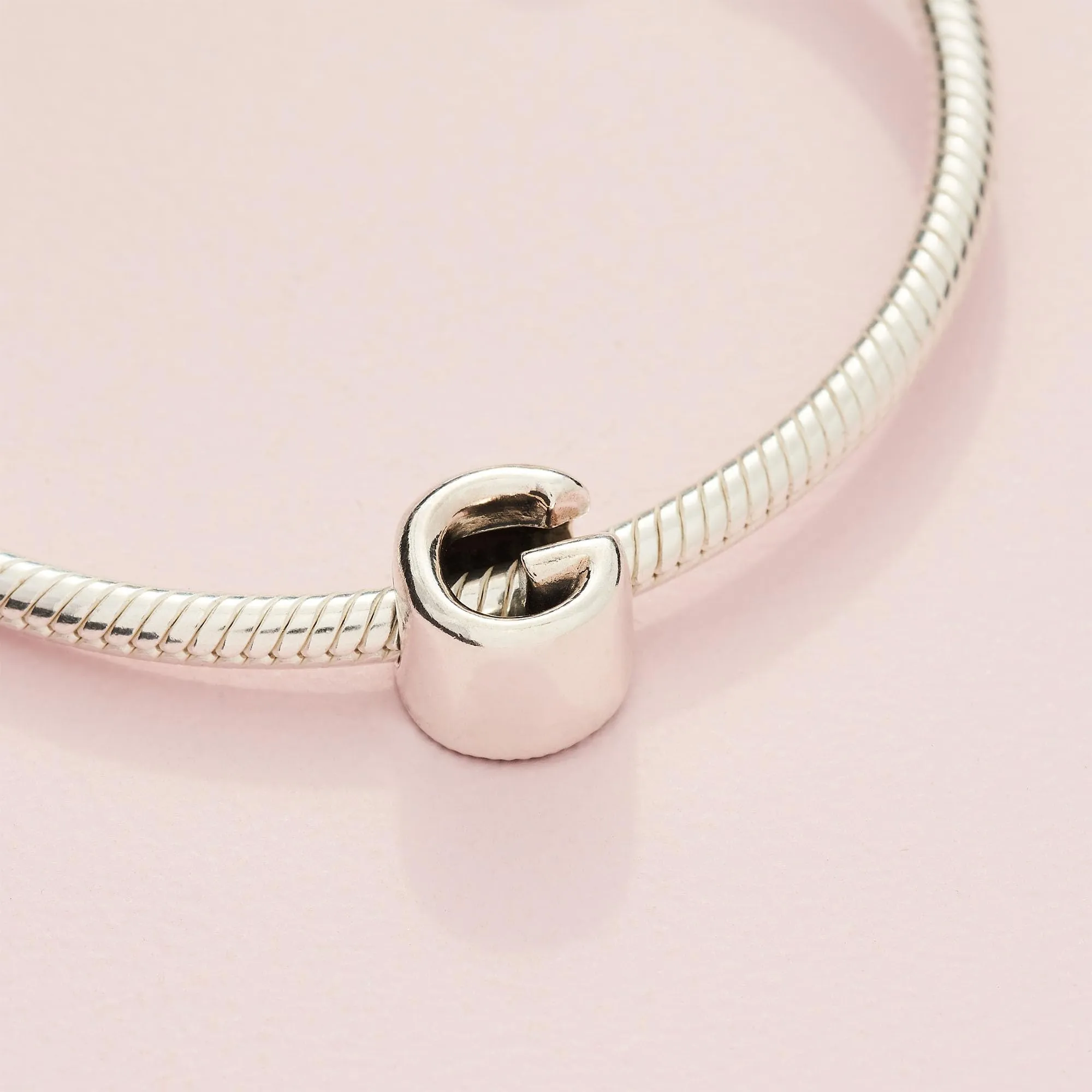 Pandora Moments Lettera G - Charm Alfabeto Reversibile in Argento Sterling - immagine 6