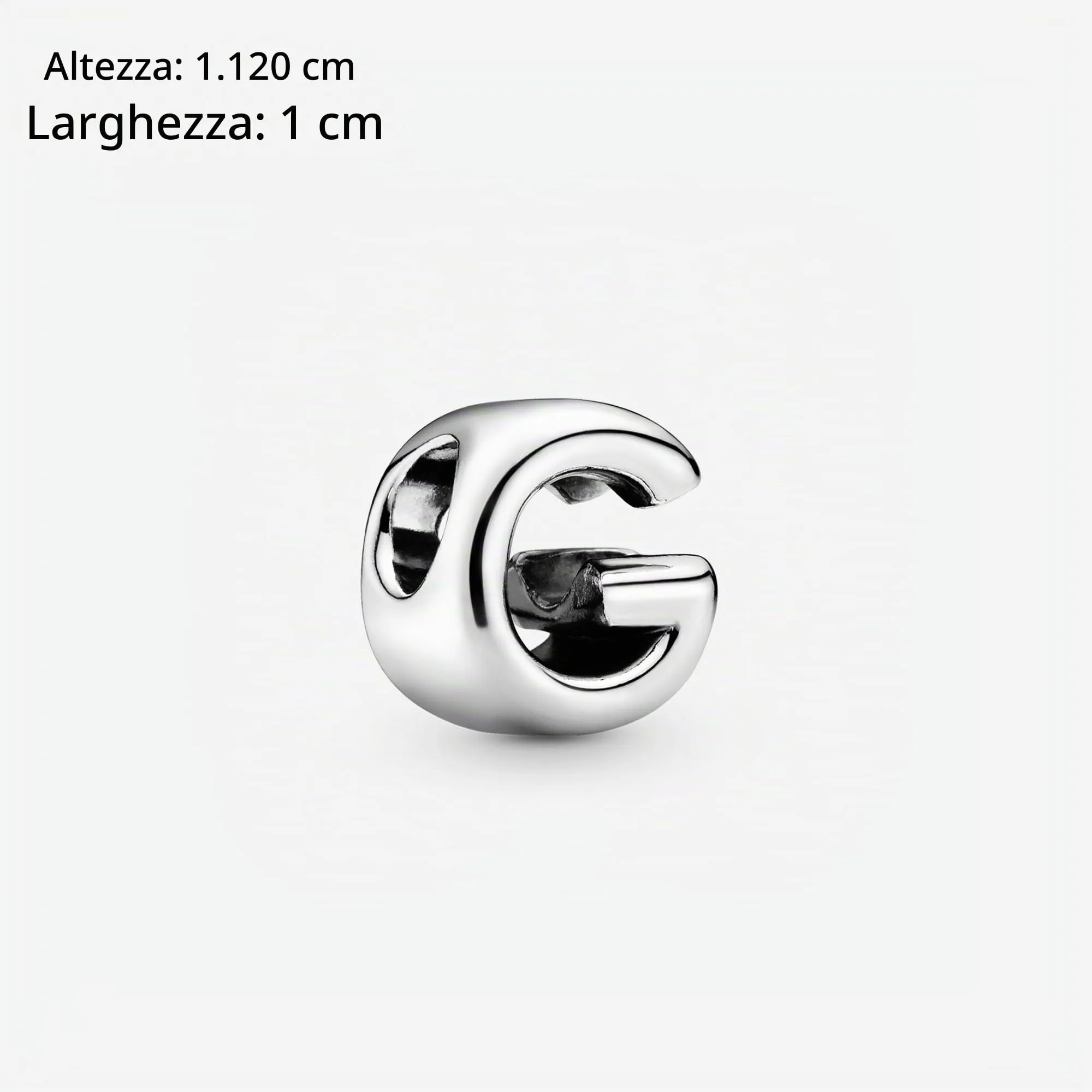 Pandora Moments Lettera G - Charm Alfabeto Reversibile in Argento Sterling - immagine 7