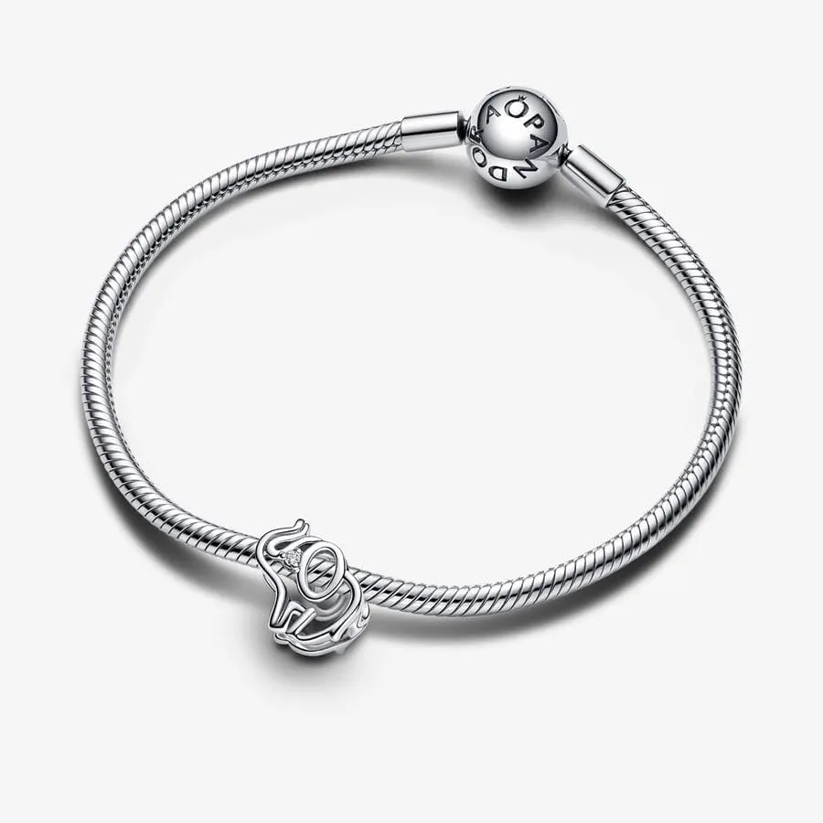 Pandora Ciondolo Elefante Moments in Argento Sterling con Zirconia Cubica Trasparente - immagine 5