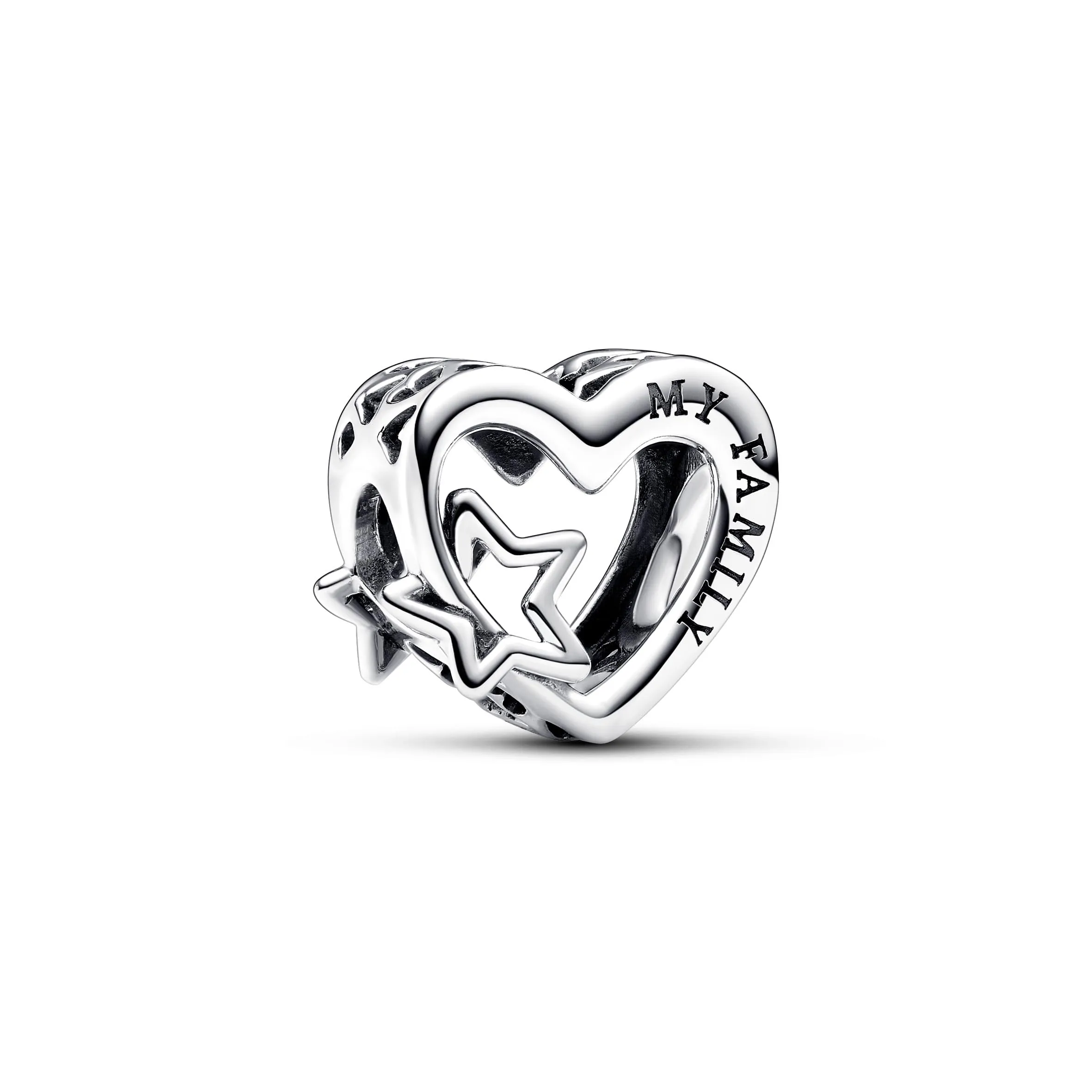 Pandora Moments Ciondolo a forma di cuore in argento sterling - immagine 1
