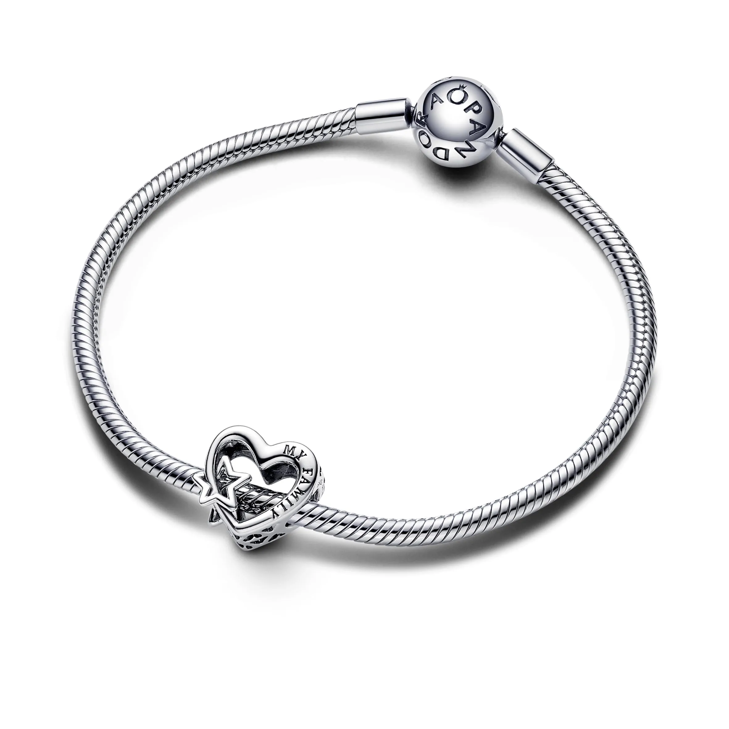 Pandora Moments Ciondolo a forma di cuore in argento sterling - immagine 3
