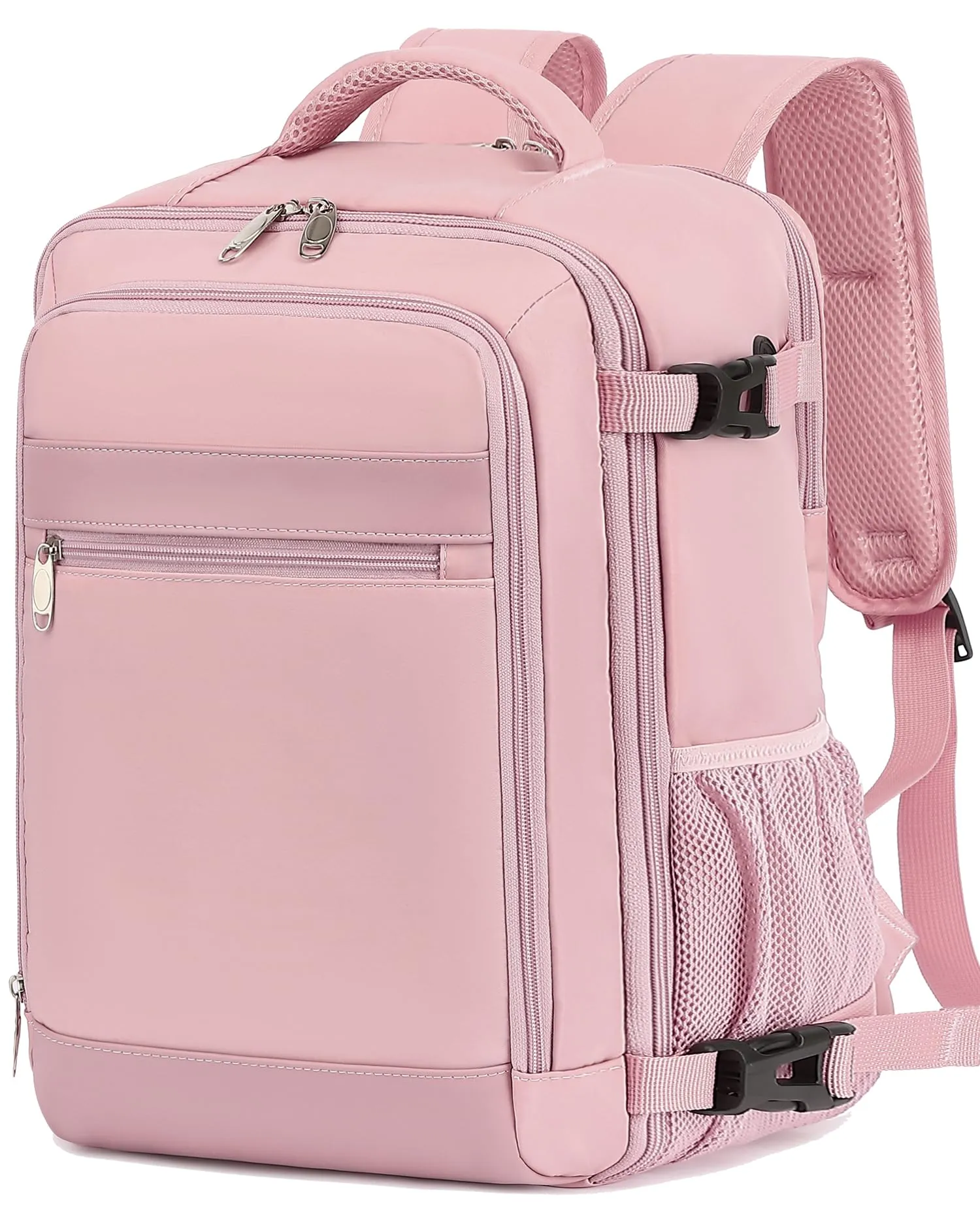 KLOSTAIN Zaino Bagaglio a Mano 40x30x20cm 24L per Ryanair EasyJet Wizz Air Eurowings, Porta Computer 15,6 Pollici, Rosa - immagine 1
