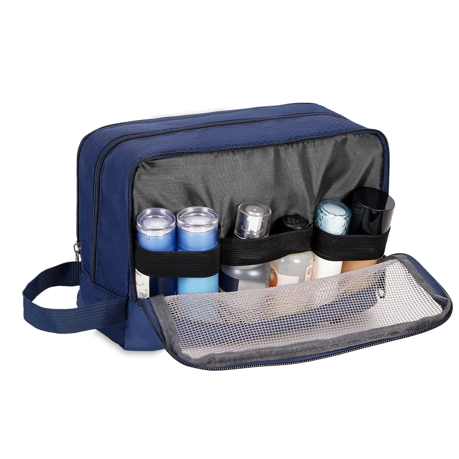 WANDF Cosmetic Toiletry Bag for Men and Women, Royal Blue - immagine 4