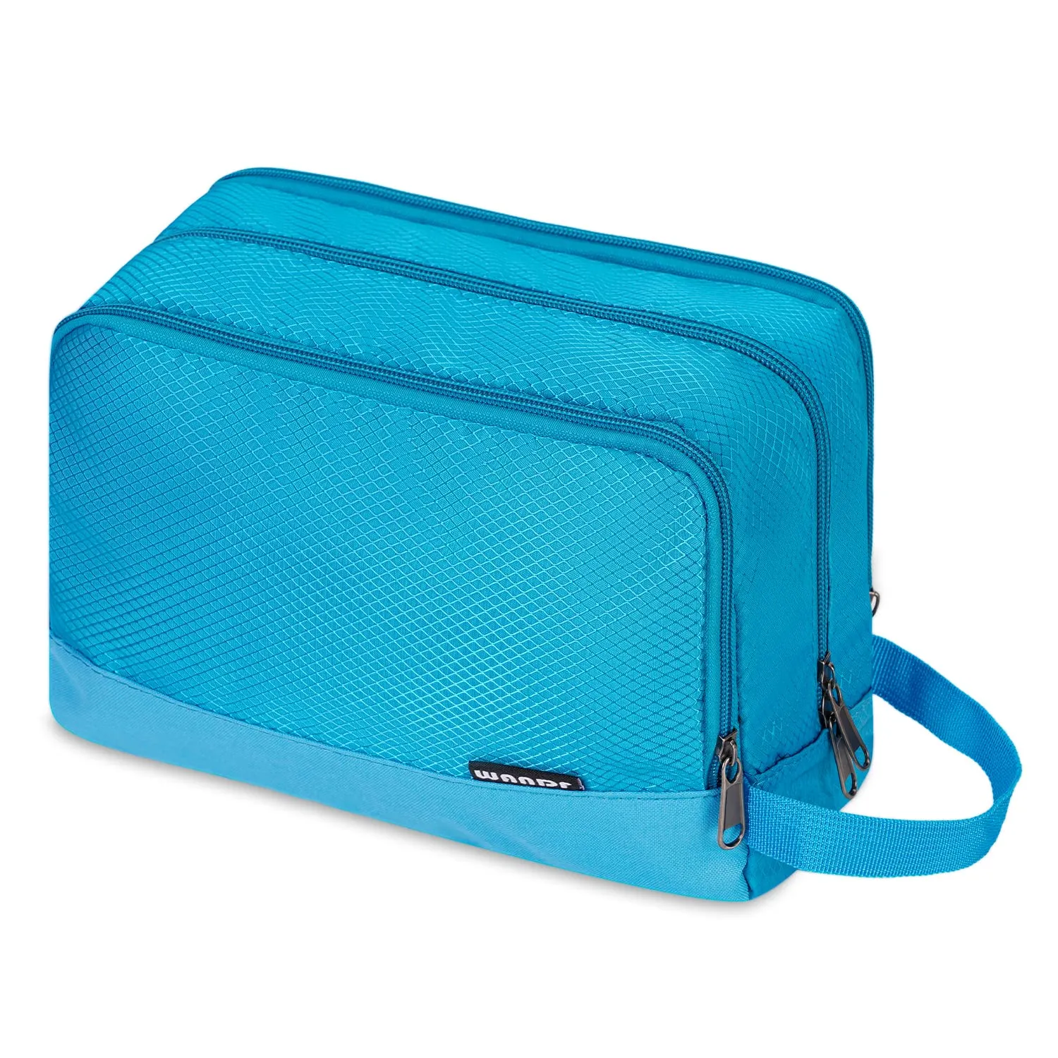 WANDF Beauty Bag Toiletry and Cosmetic Bag for Men & Women (A-Pure Sky Blue) - immagine 1