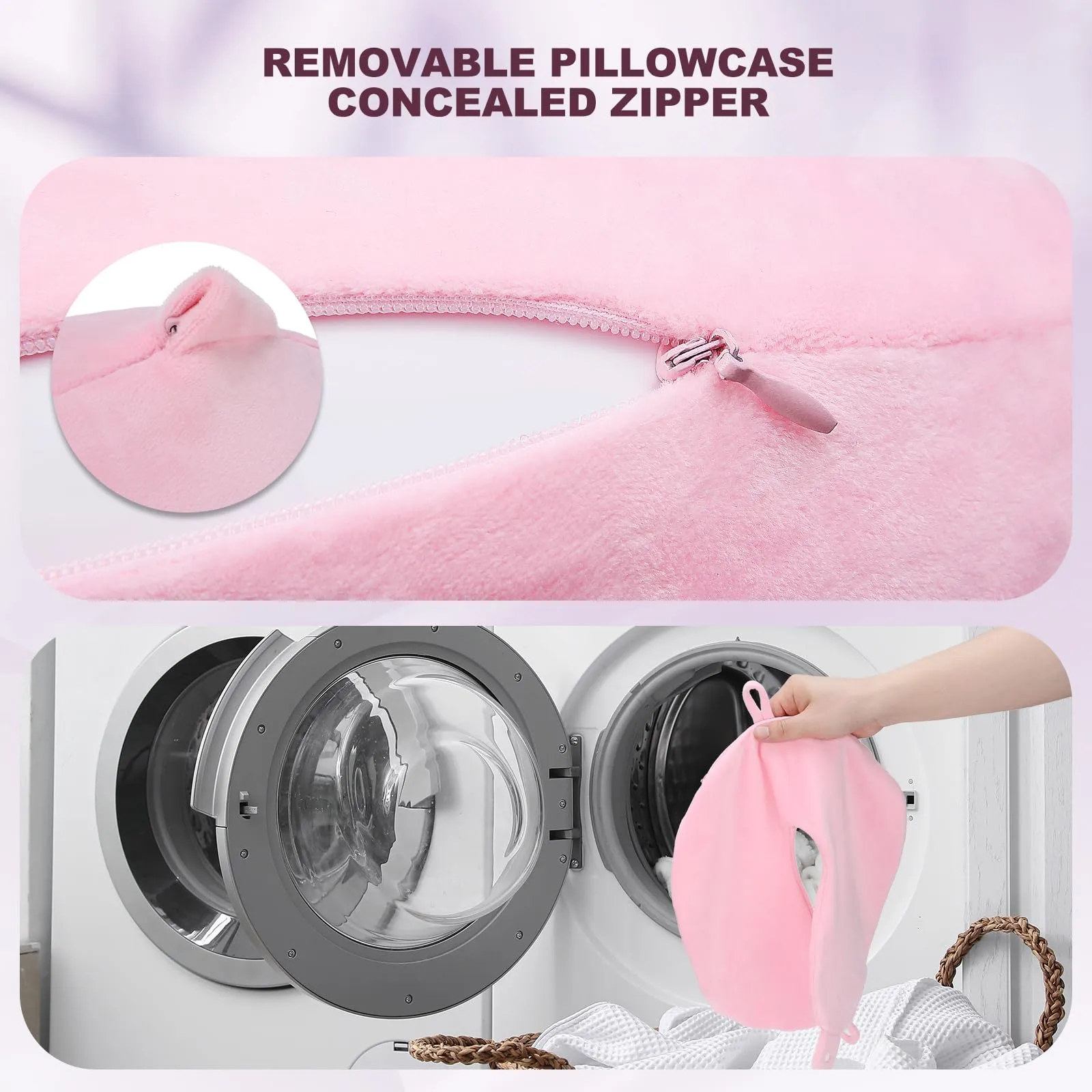 Cirorld Cuscino Gonfiabile da Viaggio per Collo con Maschera per Dormire, Tappi Auricolari e Borsa per Trasporto - immagine 4