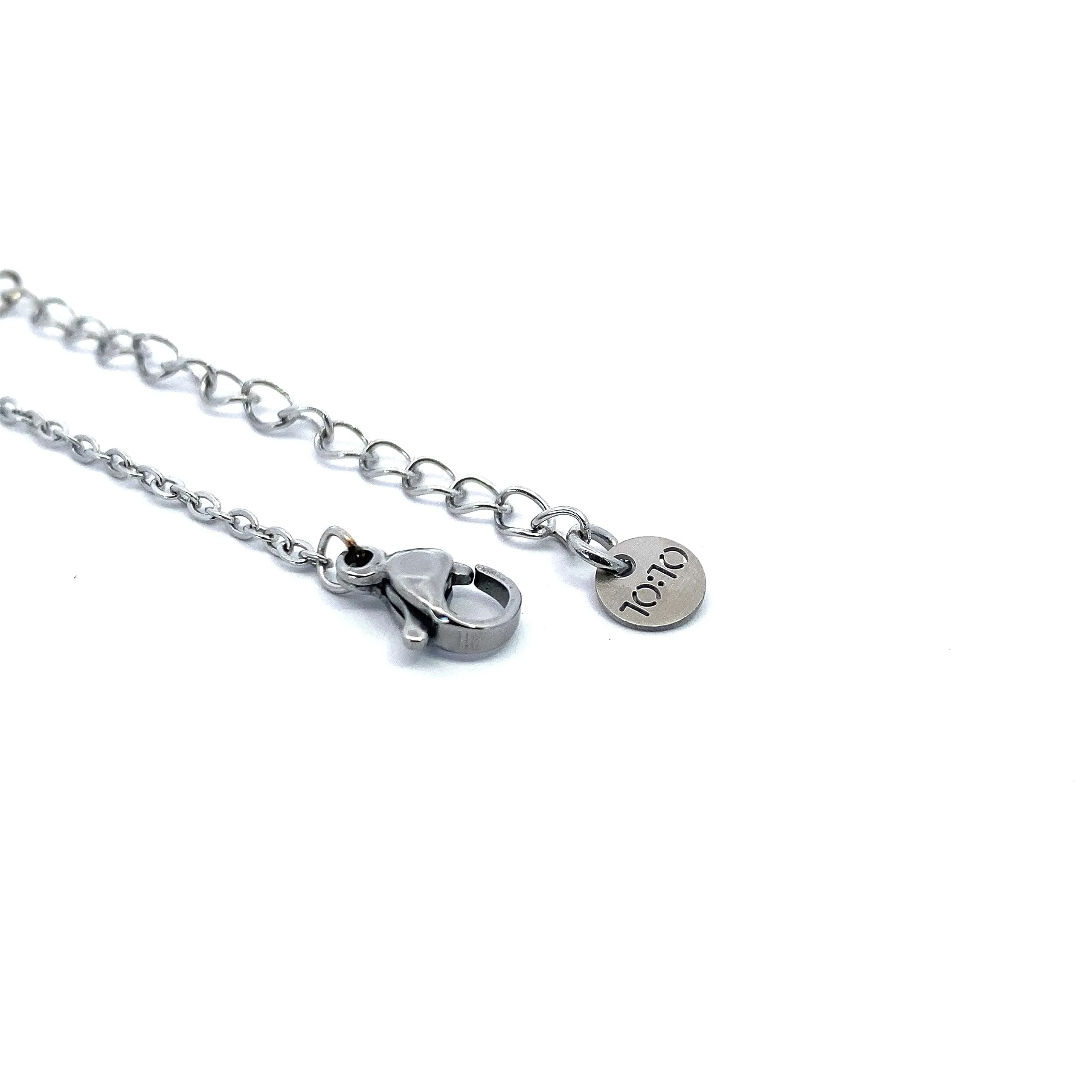 10:10 Collana Donna Nome Personalizzato Patrizia in Acciaio Inox Anallergico, Finitura Lucida, Catena Sottile Regolabile - immagine 3