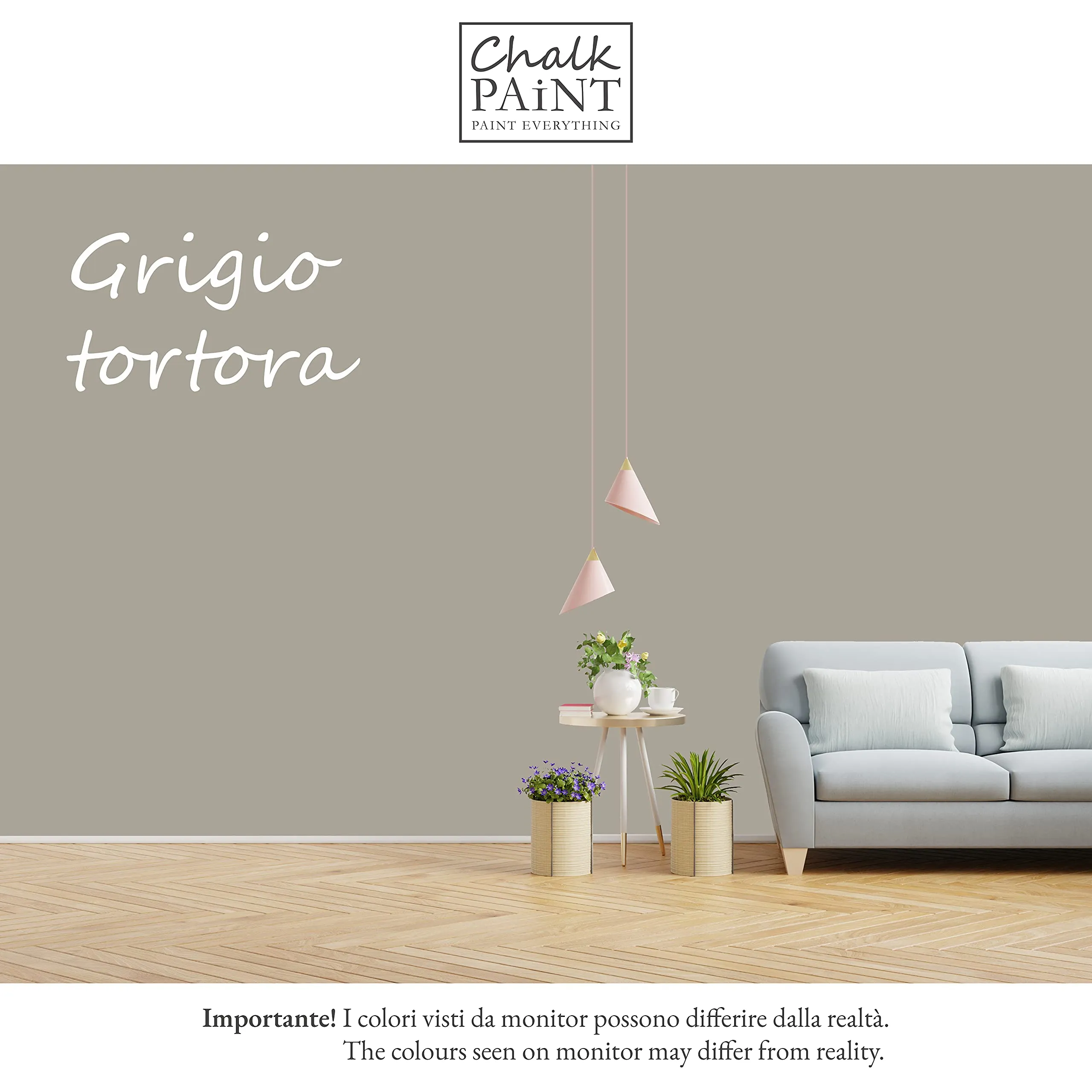 Chalk Paint Everything Grigio Tortora 250 ml - immagine 3