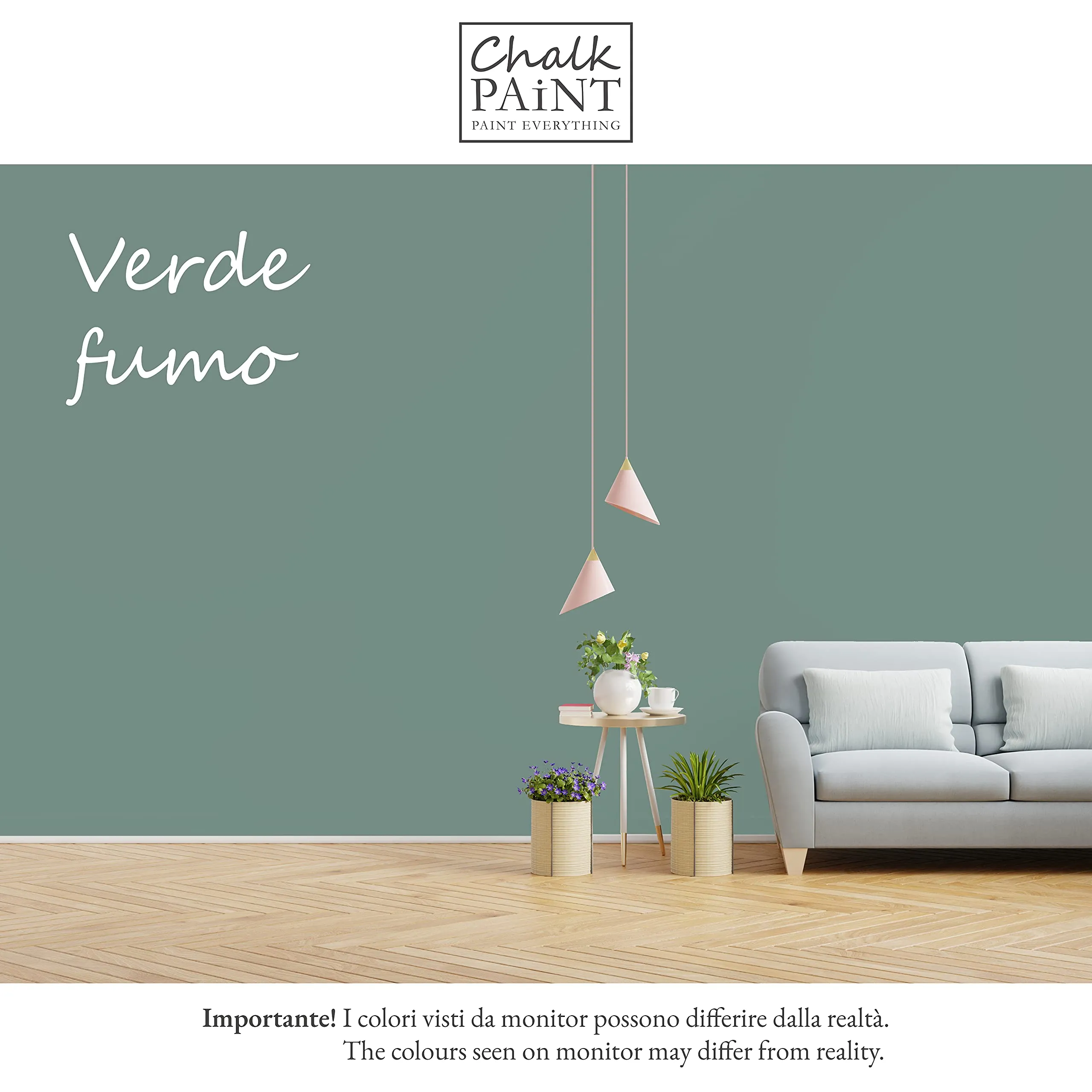 Chalk Paint Everything Verde Fumo 250 ml - immagine 3
