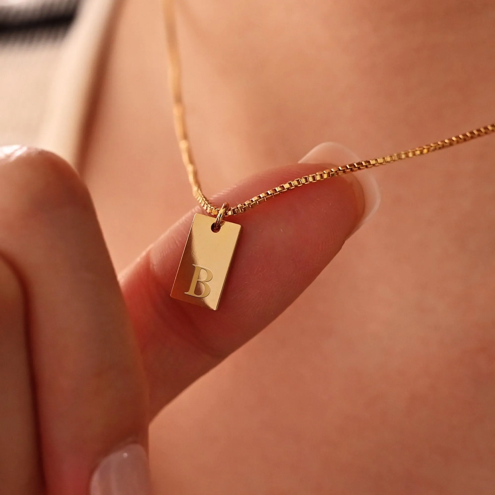 BodyBonita Collana con Iniziale E in Oro 16K Placcato, Set a Strati per Donna - immagine 7