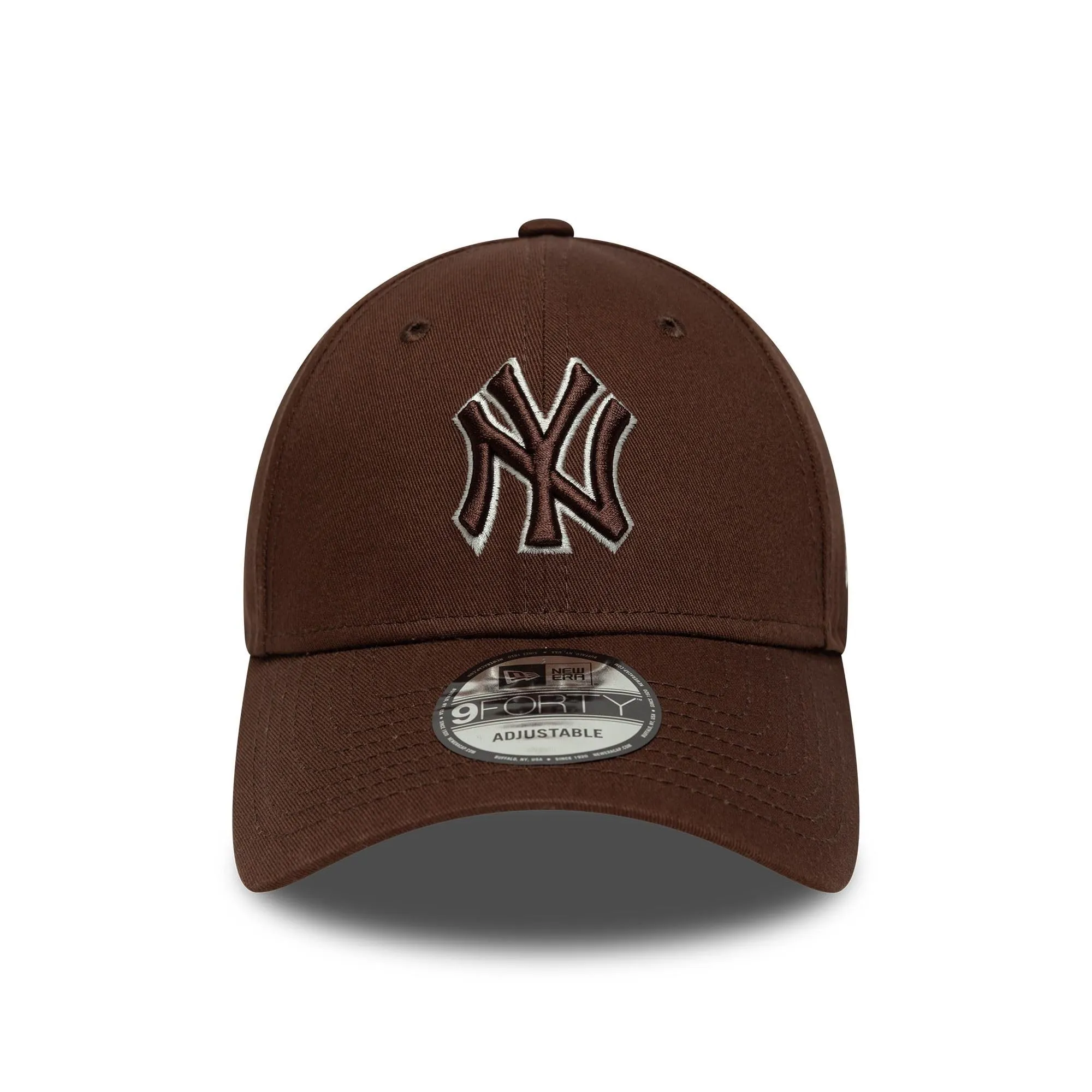 New Era New York Yankees MLB Team Outline 9Forty Cap - Brown - immagine 2