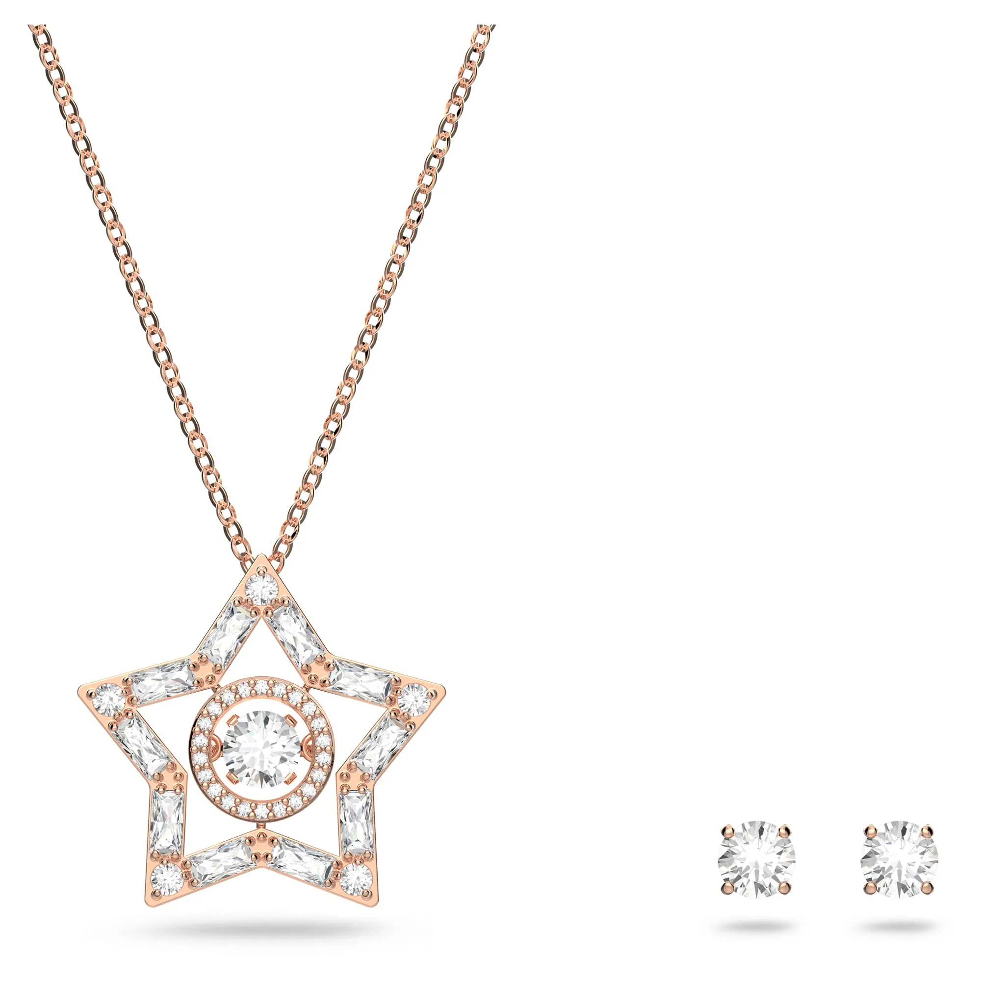 Swarovski Stella Set, Placcato Color Oro Rosa - immagine 1