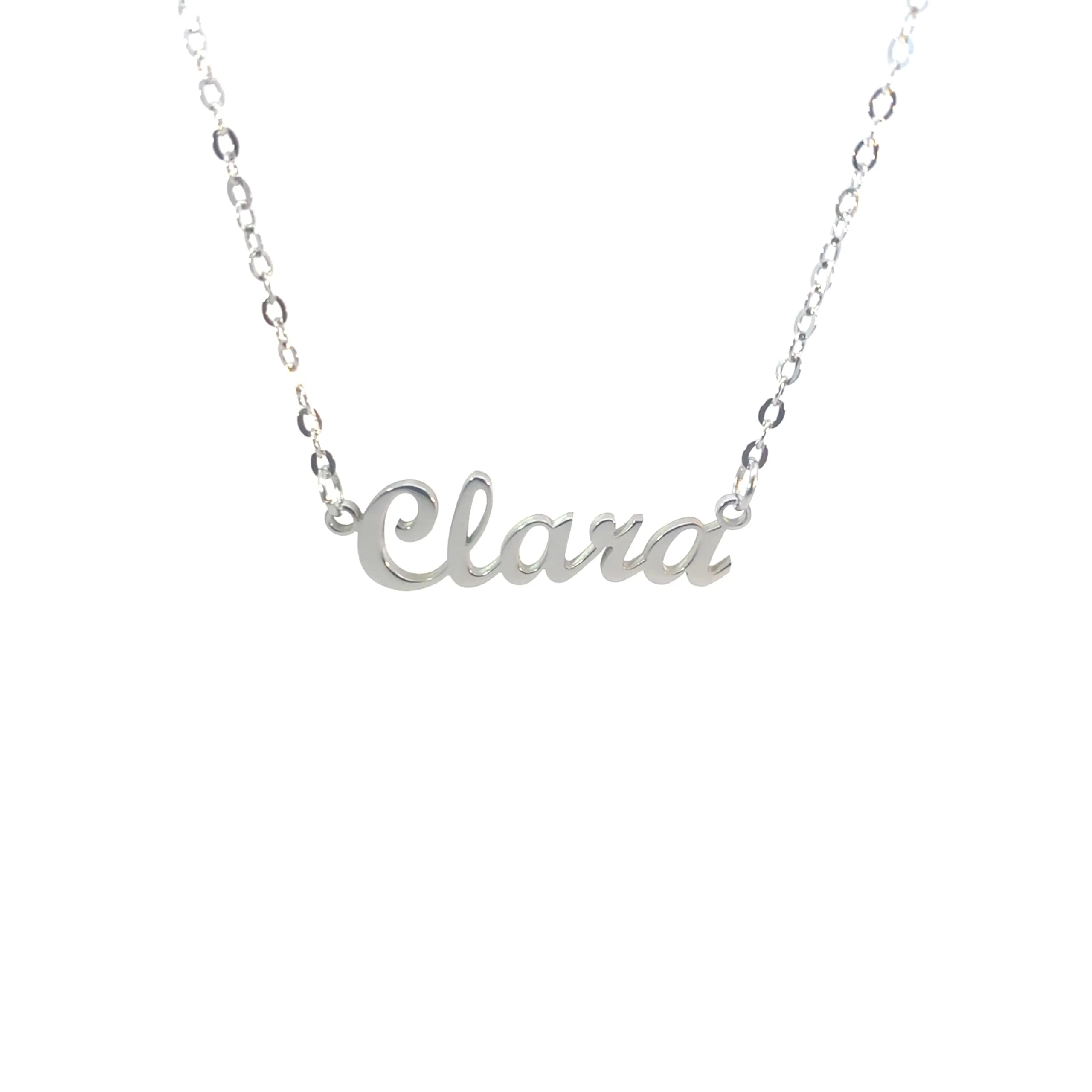 10:10 Collana Donna Nome Personalizzato in Acciaio Inox (Clara) - immagine 1
