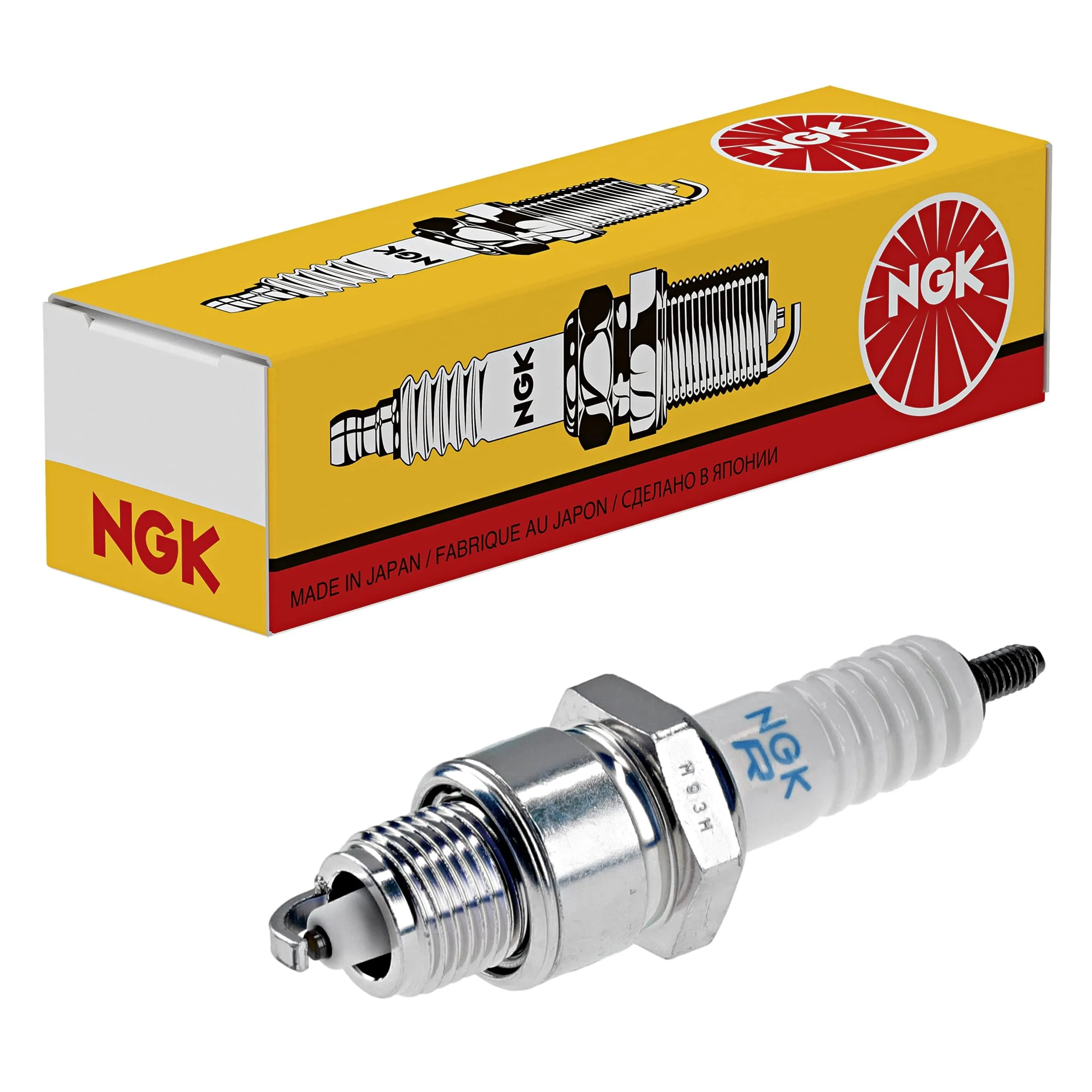 NGK BR9ES Candela di accensione per moto scooter - immagine 1