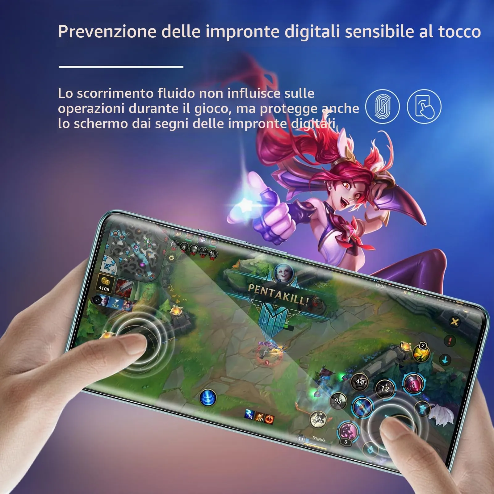 ELYCO Vetro Temperato per Redmi Note 15 5G / POCO M8 5G, 3+2 Pezzi - immagine 4