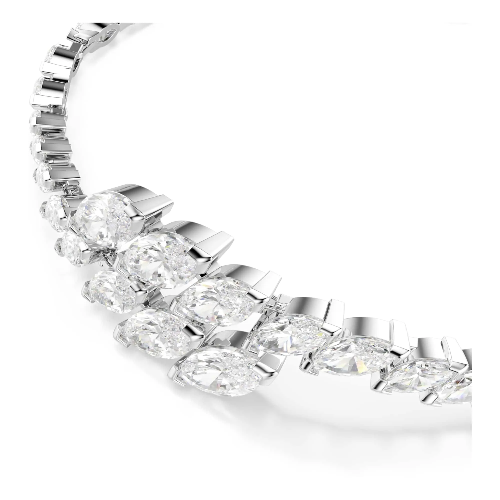 Swarovski Mesmera Set (3), Marquise Cut, White, Rhodium Plated - immagine 4
