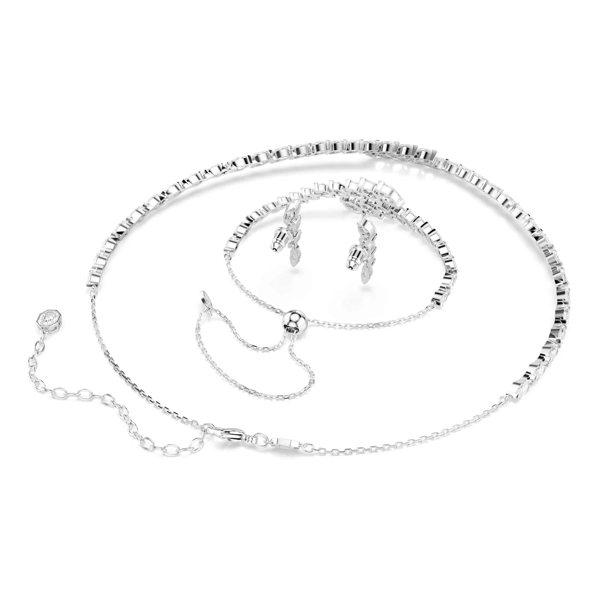 Swarovski Mesmera Set (3), Marquise Cut, White, Rhodium Plated - immagine 6