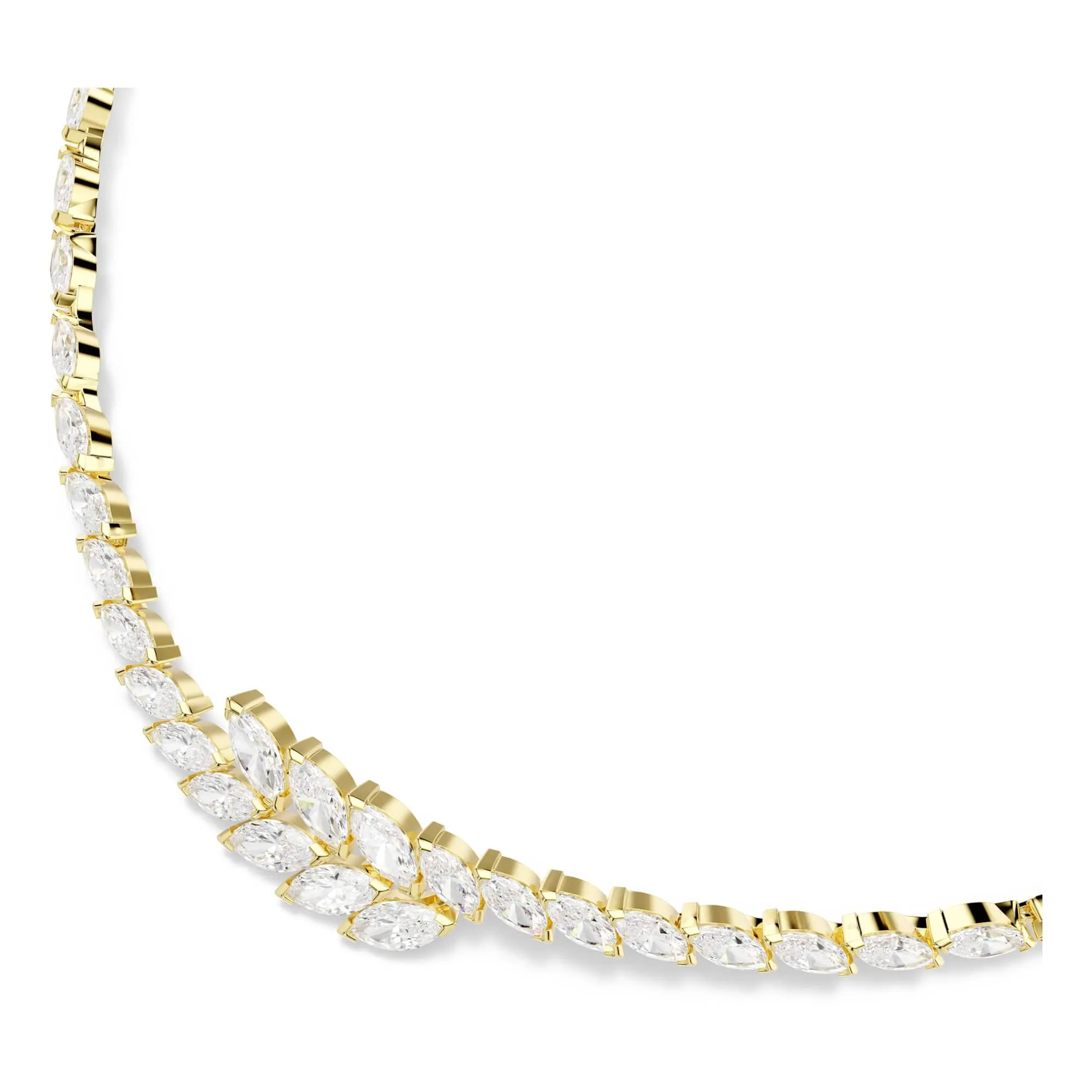 Swarovski Mesmera Set, Marquise Cut, White, 18K Gold Finish - immagine 2
