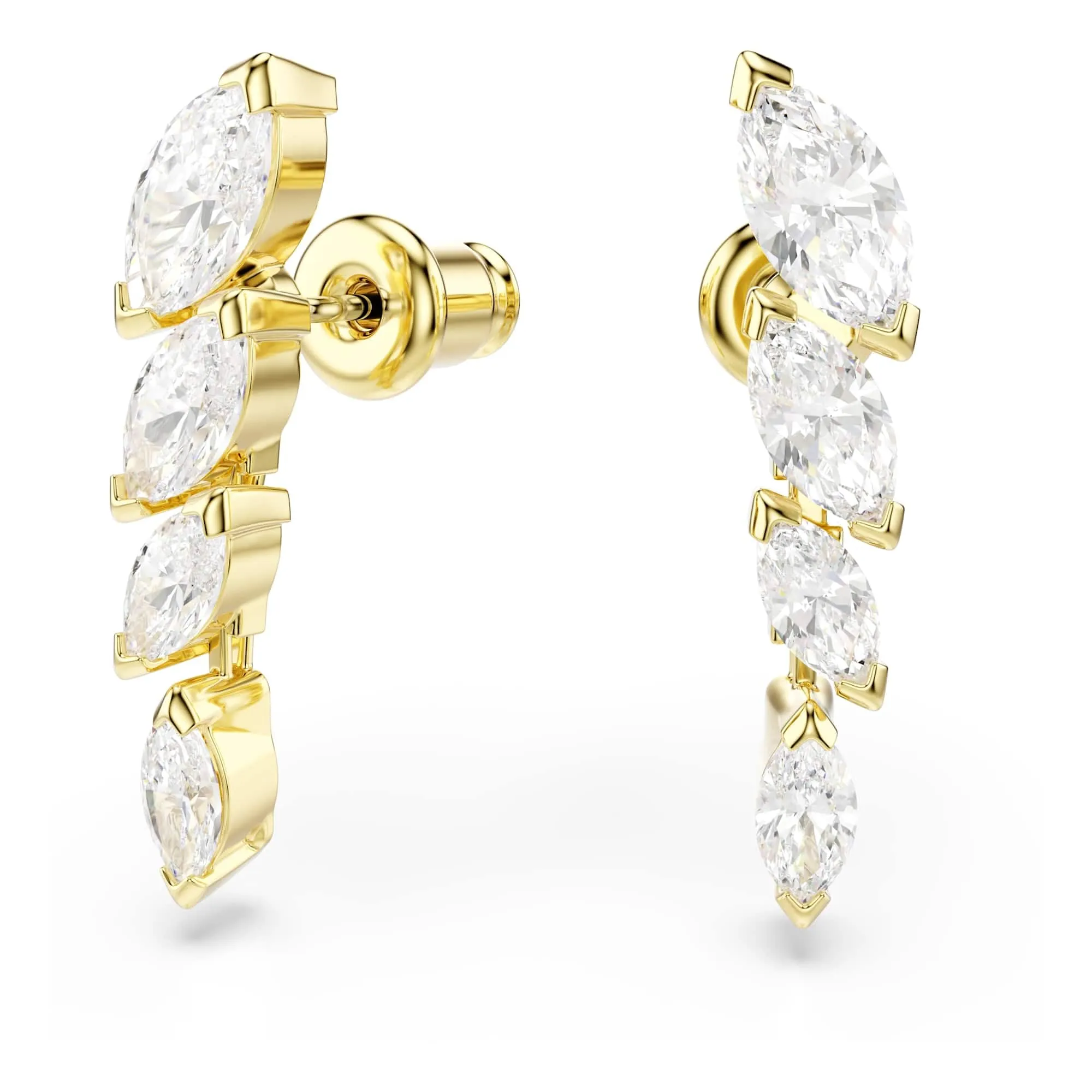 Swarovski Mesmera Set, Marquise Cut, White, 18K Gold Finish - immagine 5