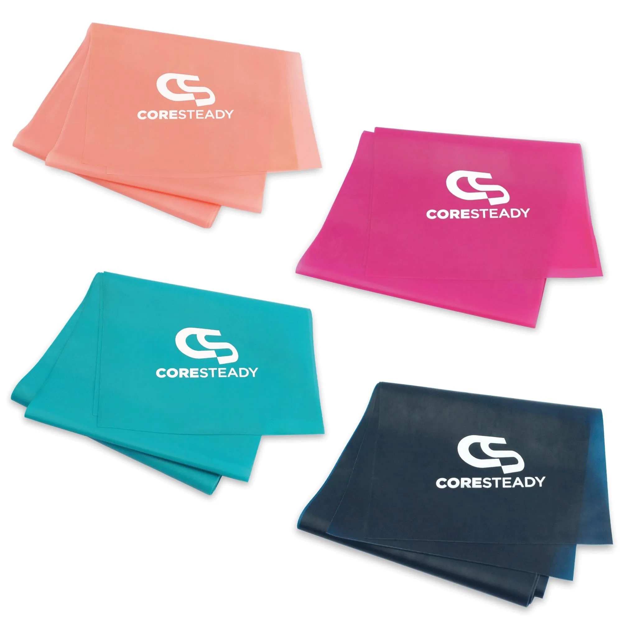 Coresteady Elastici Fitness - Set di 5 Livelli di Resistenza, 1.3 Metri - immagine 1
