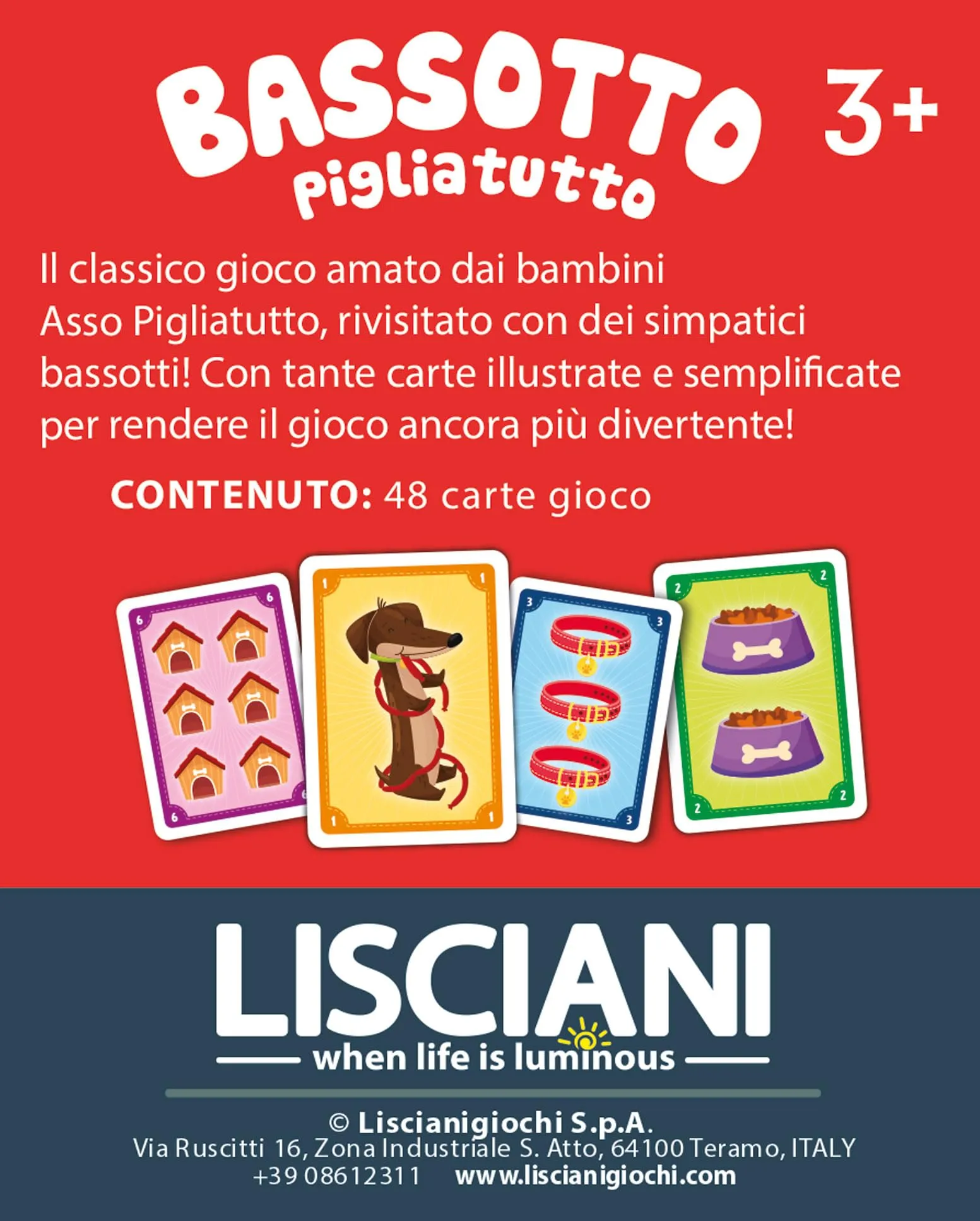 Lisciani Giochi Ludoteca Le Carte dei Bambini Bassotto Piglia Tutto - immagine 4