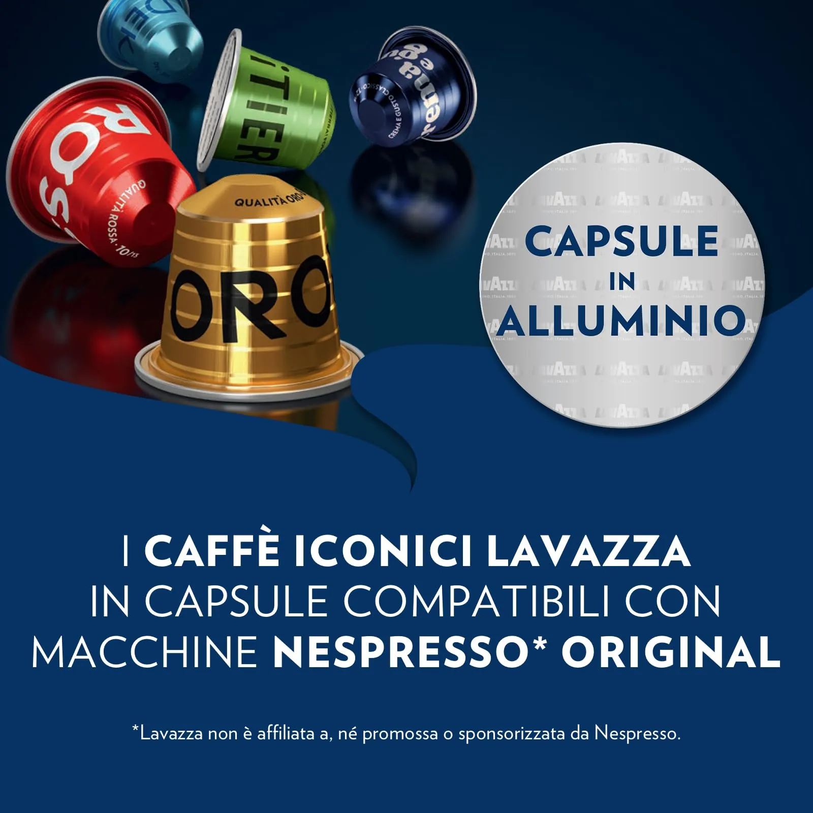 Lavazza Espresso Dek, 180 Capsule in Alluminio Compatibili con Macchine Nespresso Original, Intensità 7/13 - immagine 2