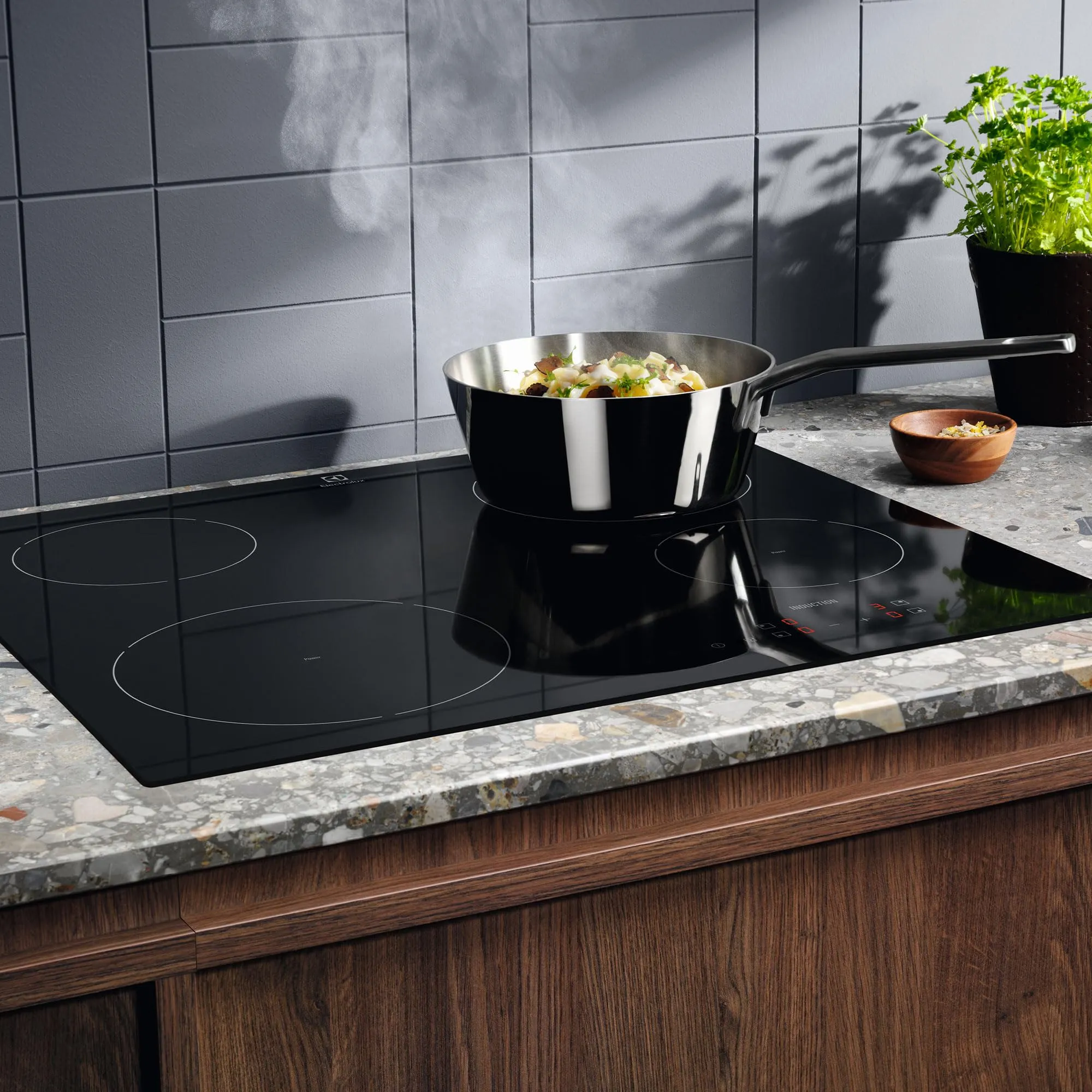 Electrolux Serie 300 Piano Cottura a Induzione EIB60424CK, 4 Fuochi, SliderTouch, 60 cm, Nero - immagine 5