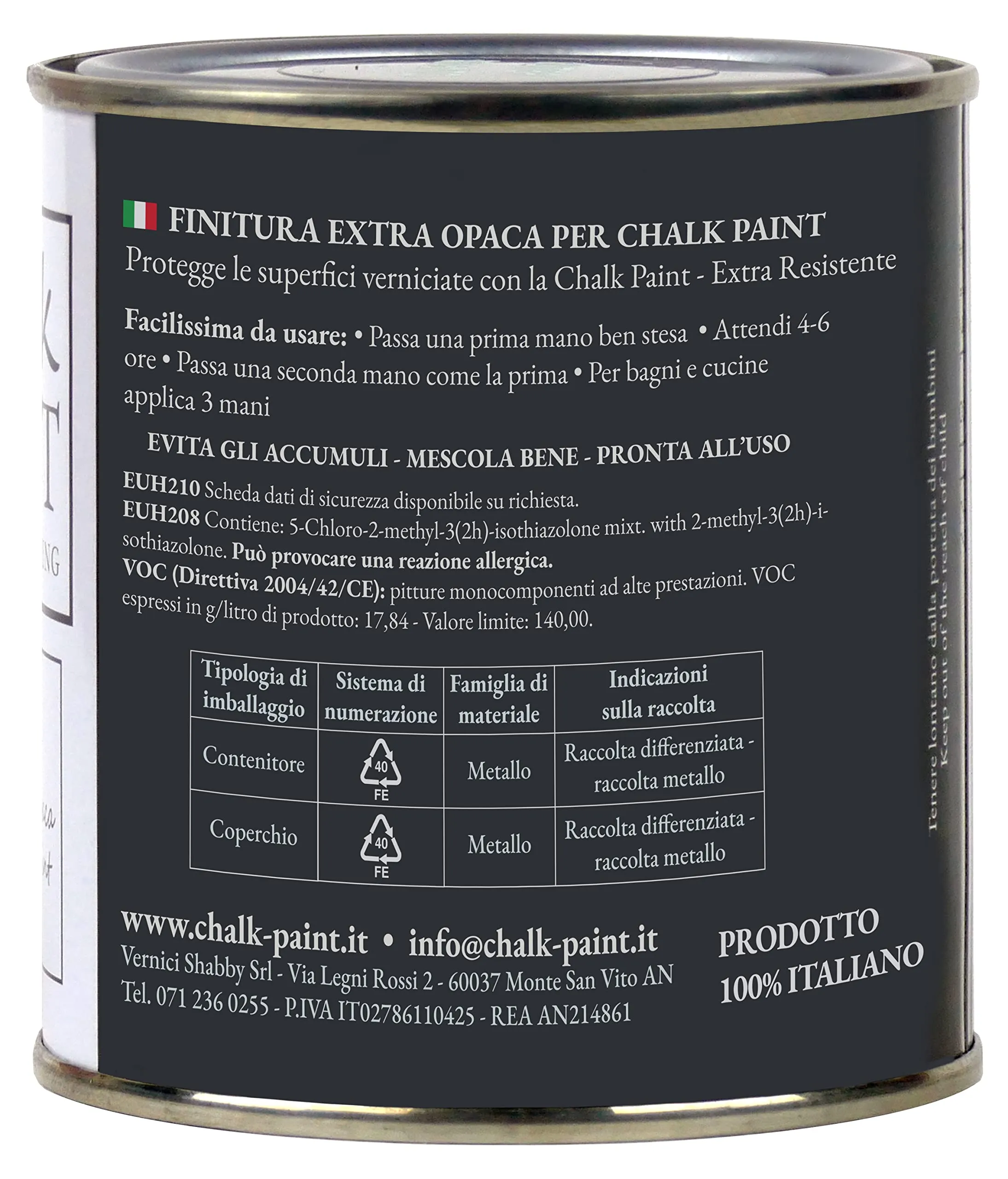 Chalk Paint Paint Everything Finitura Trasparente Glitter Argento 250 ml - immagine 5
