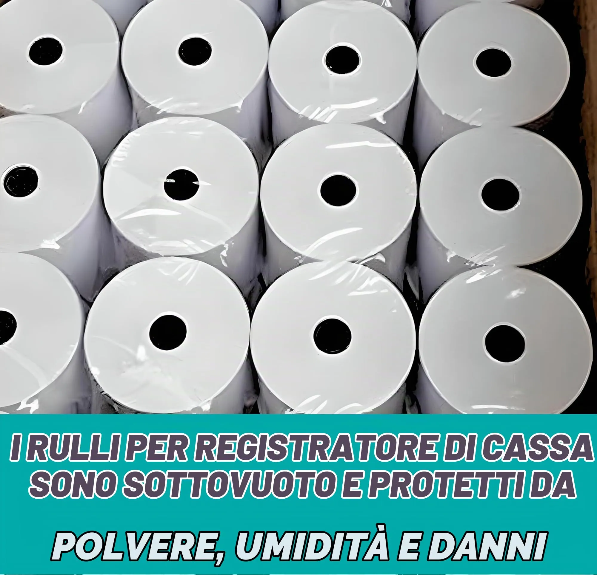 Double Dragon Carta Termica per Scontrini, 80 x 80 mm, Confezione da 5 Rotoli - immagine 6