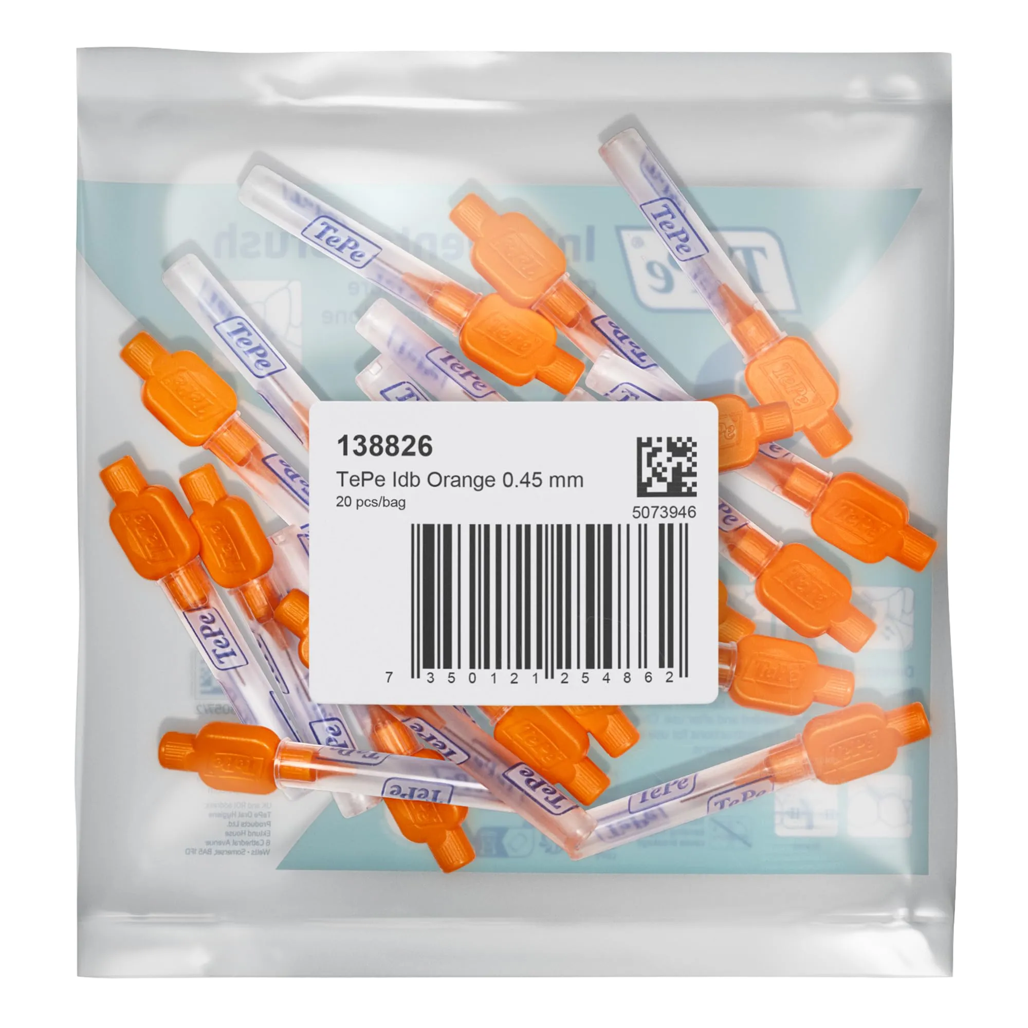 TePe Original Scovolini Interdentali, Arancione, 0.45mm (ISO 1), 20 pezzi - immagine 2