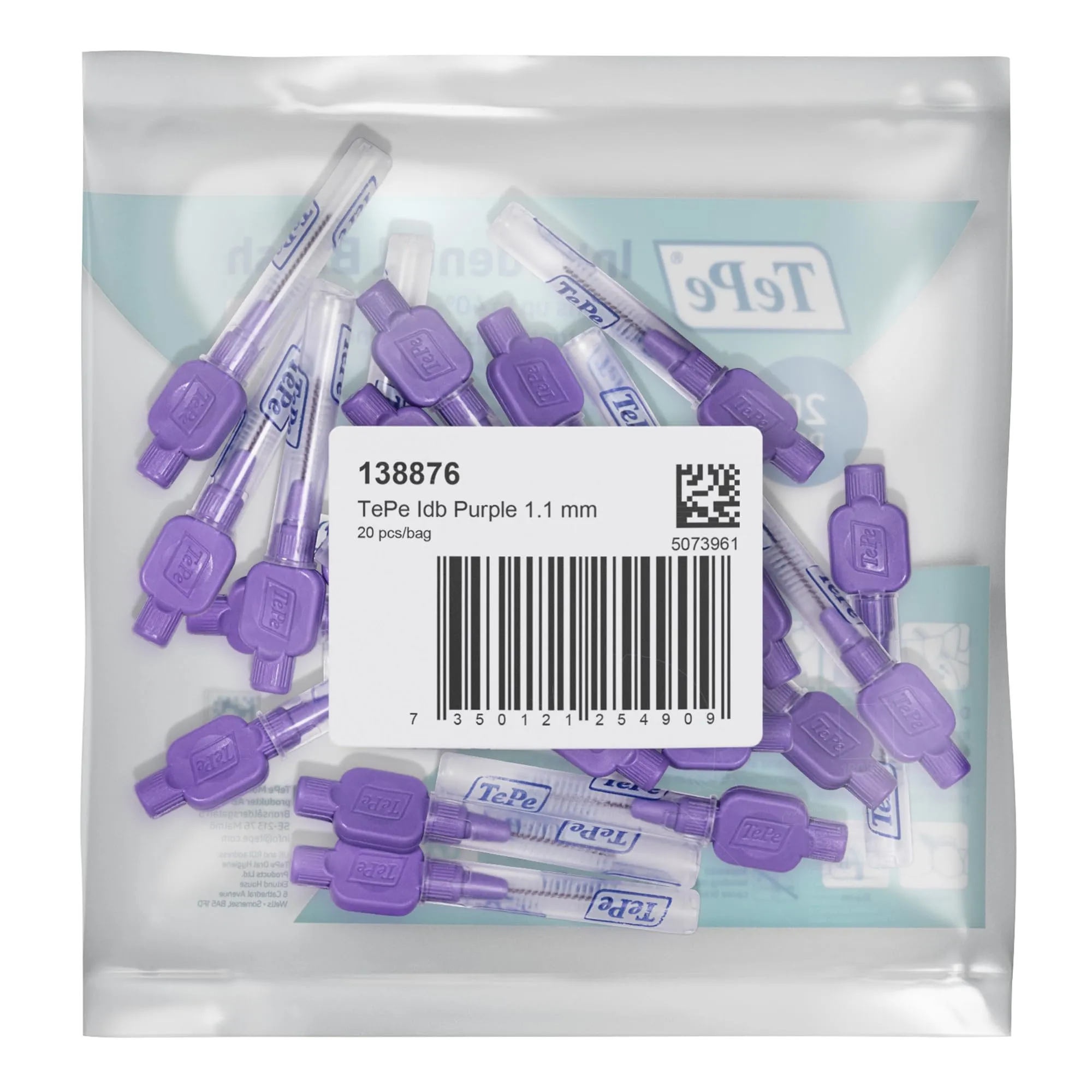 TePe Original Scovolini Interdentali, Viola, 1.1mm/ISO 6, 20 pz - immagine 2