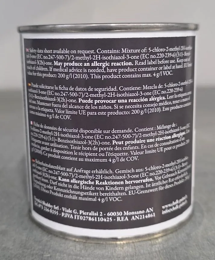 Chalk Paint Paint Everything Vernice Metallica Professionale Argento 250 ml - immagine 5
