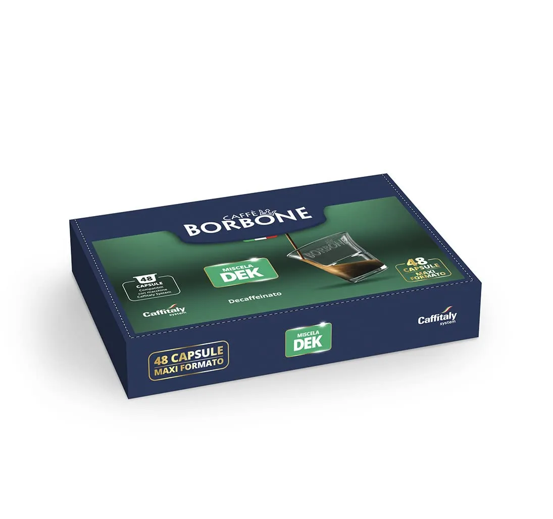 Caffè Borbone Miscela Decaffeinata, 48 Capsule per Macchine Caffitaly - immagine 1