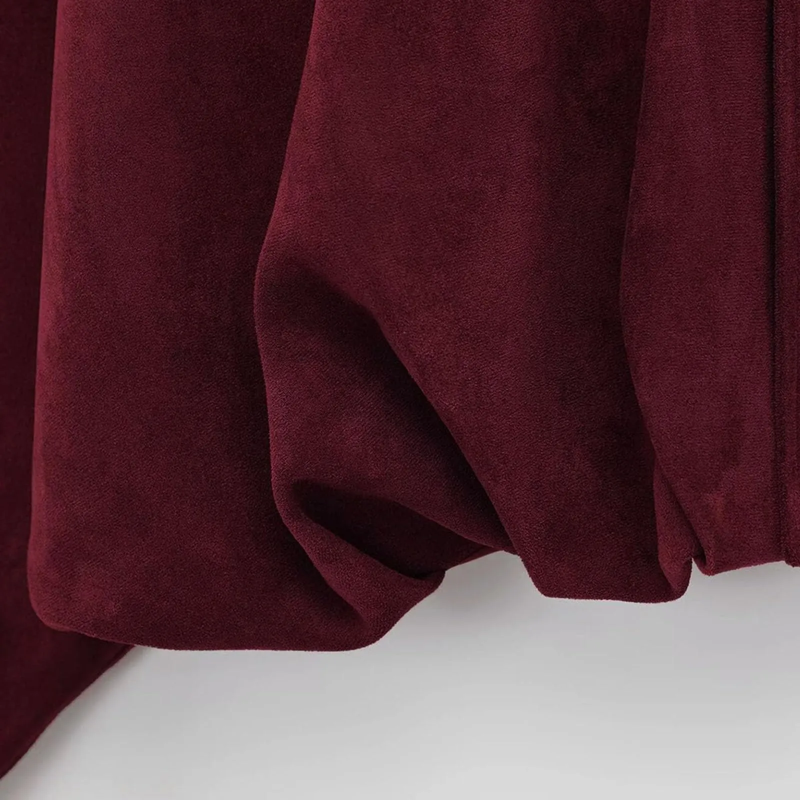 WZMYDBD Giacca Bomber Donna in Pelle Scamosciata con Risvolto e Zip - immagine 2