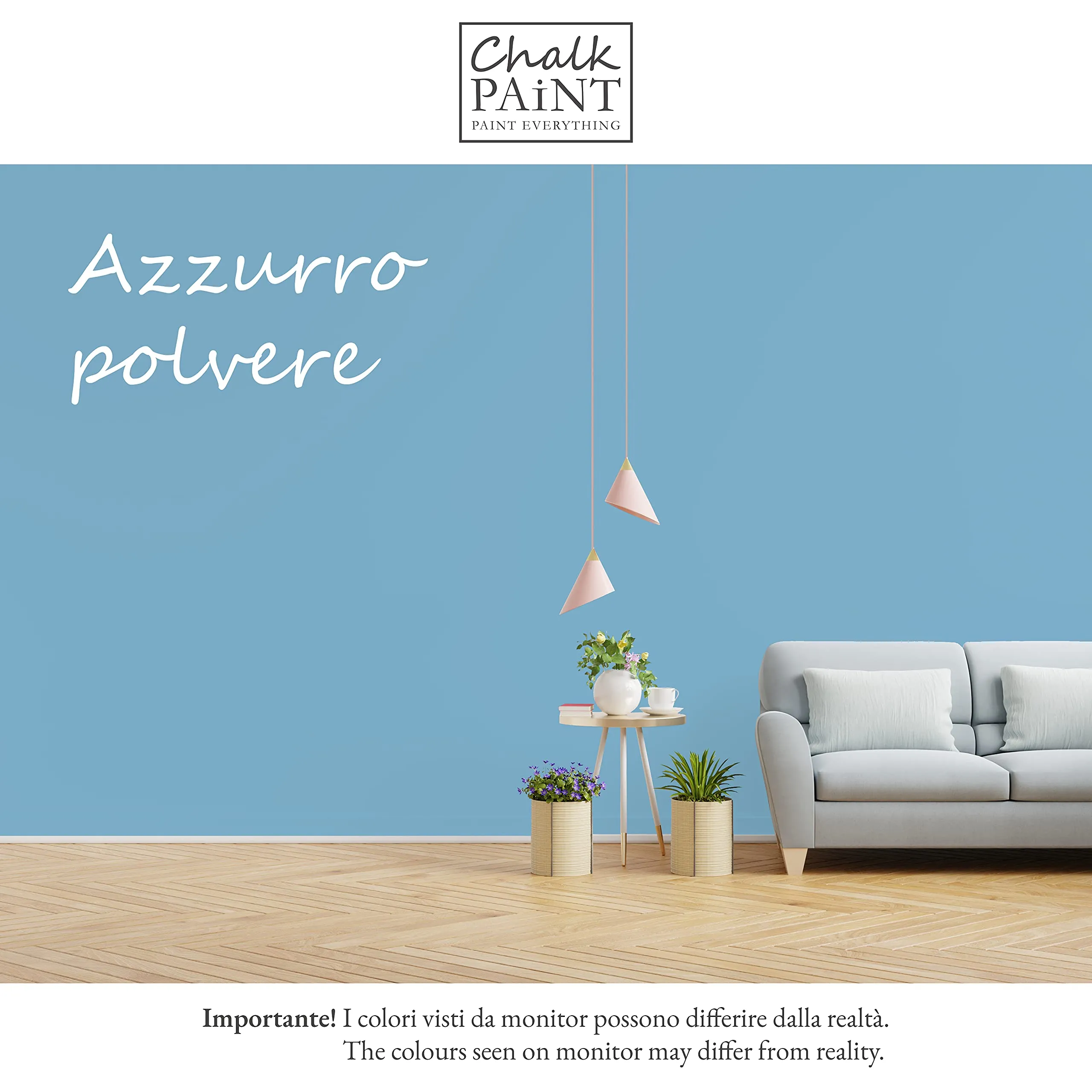 Chalk Paint Everything Azzurro Polvere 250 ml - immagine 3