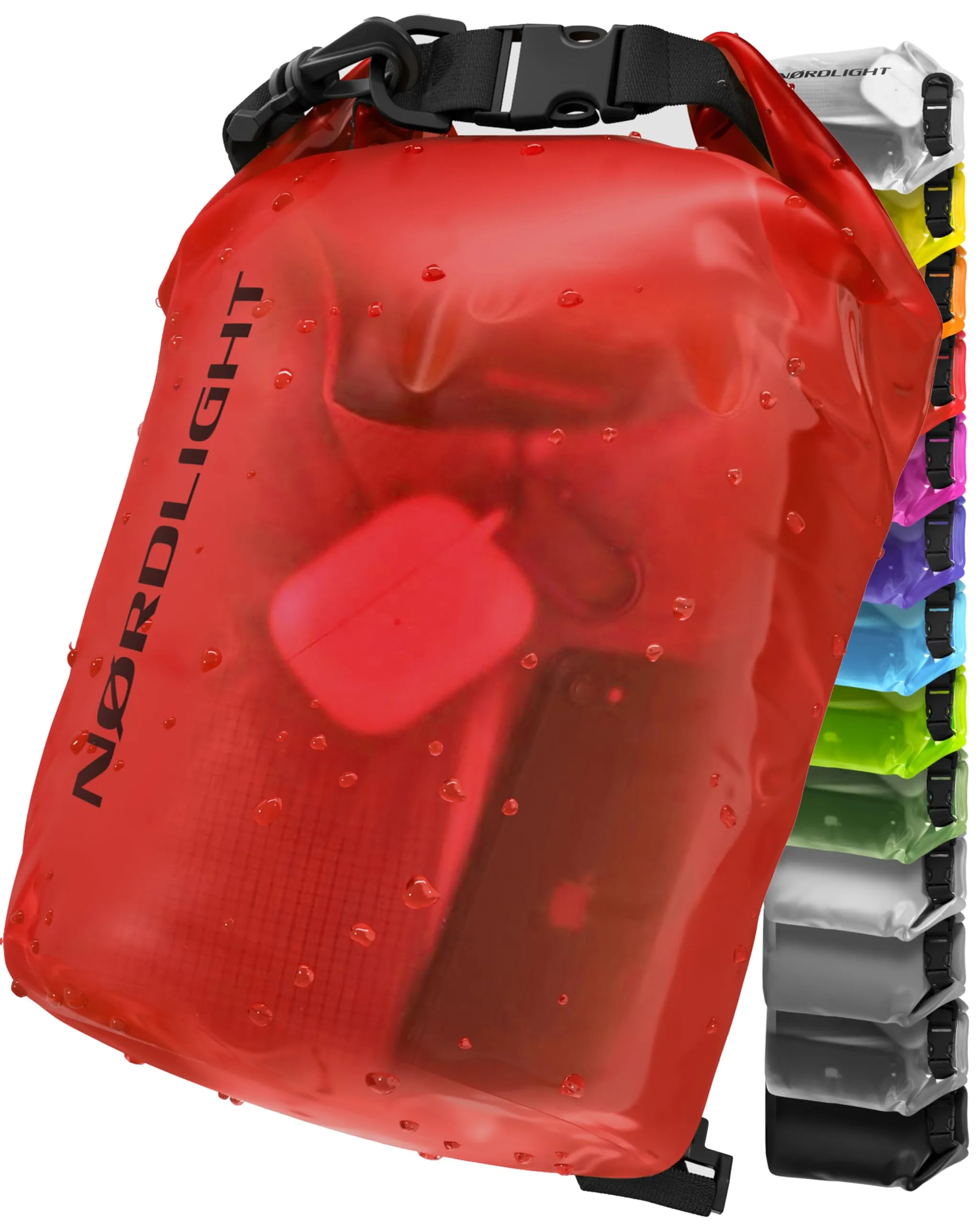 Nordlight Dry Bag Sacca Impermeabile 10L Rosso - immagine 1