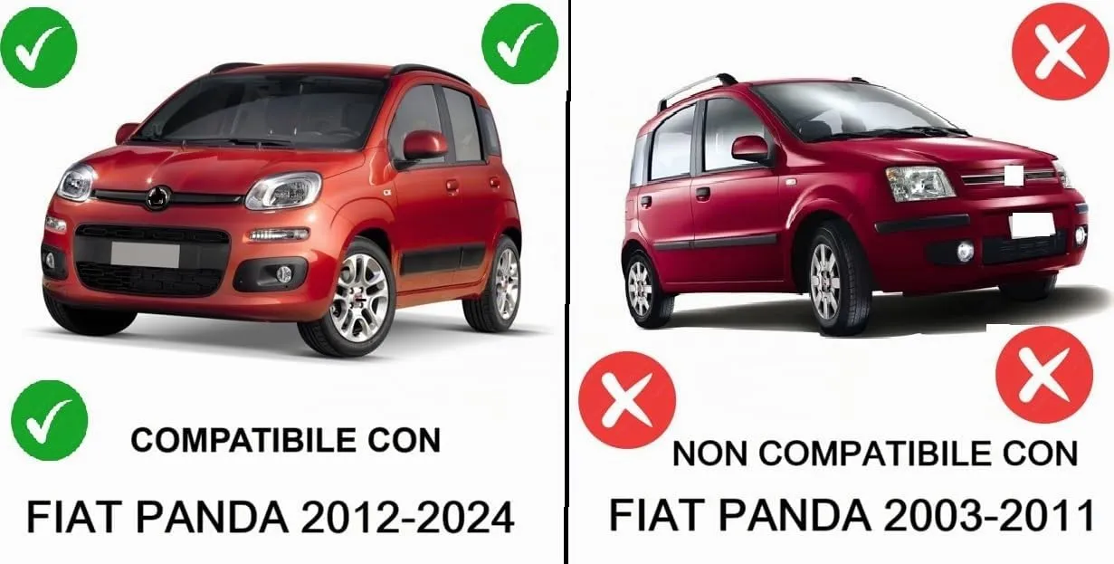Car Passion Spazzole Tergicristallo per Fiat Panda (312) dal 02/2012, 60 e 35 cm, Aero Flat - immagine 3