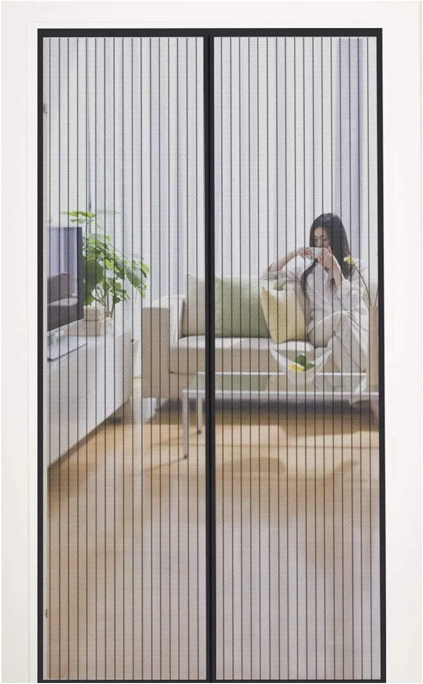 MYCARBON Zanzariera Magnetica per Porta e Finestra, 100x230cm, Nero - immagine 1