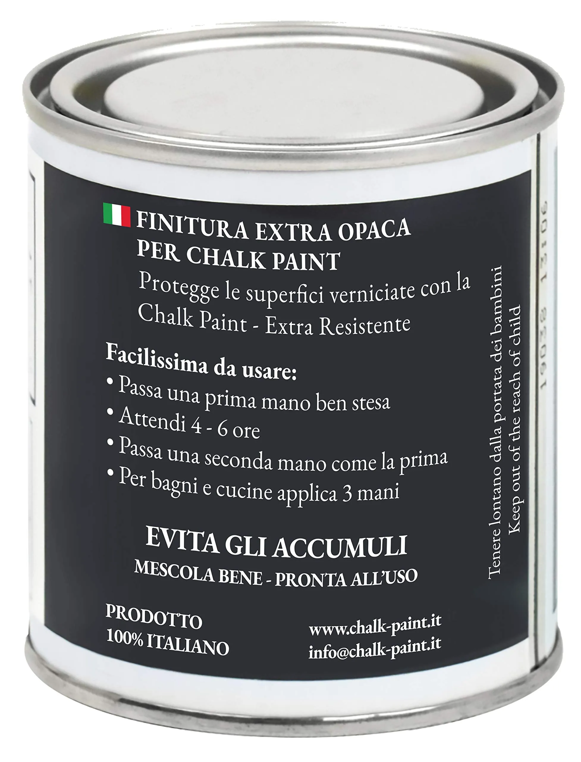 Chalk Paint Paint Everything Finitura Protettiva Trasparente Opaca 250 ml - immagine 2