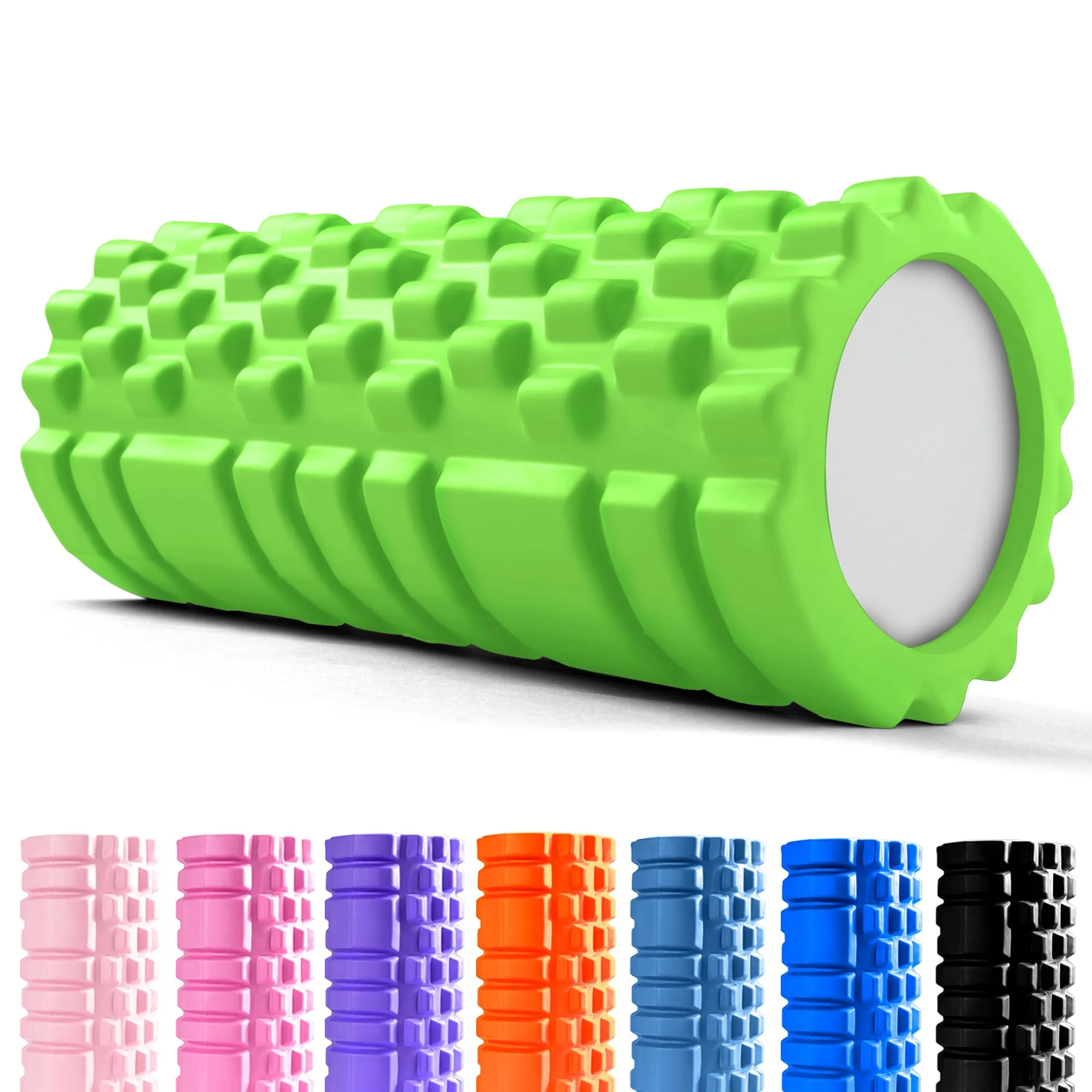 unycos Foam Roller EVA Dura 33x14 cm (Verde) - immagine 1
