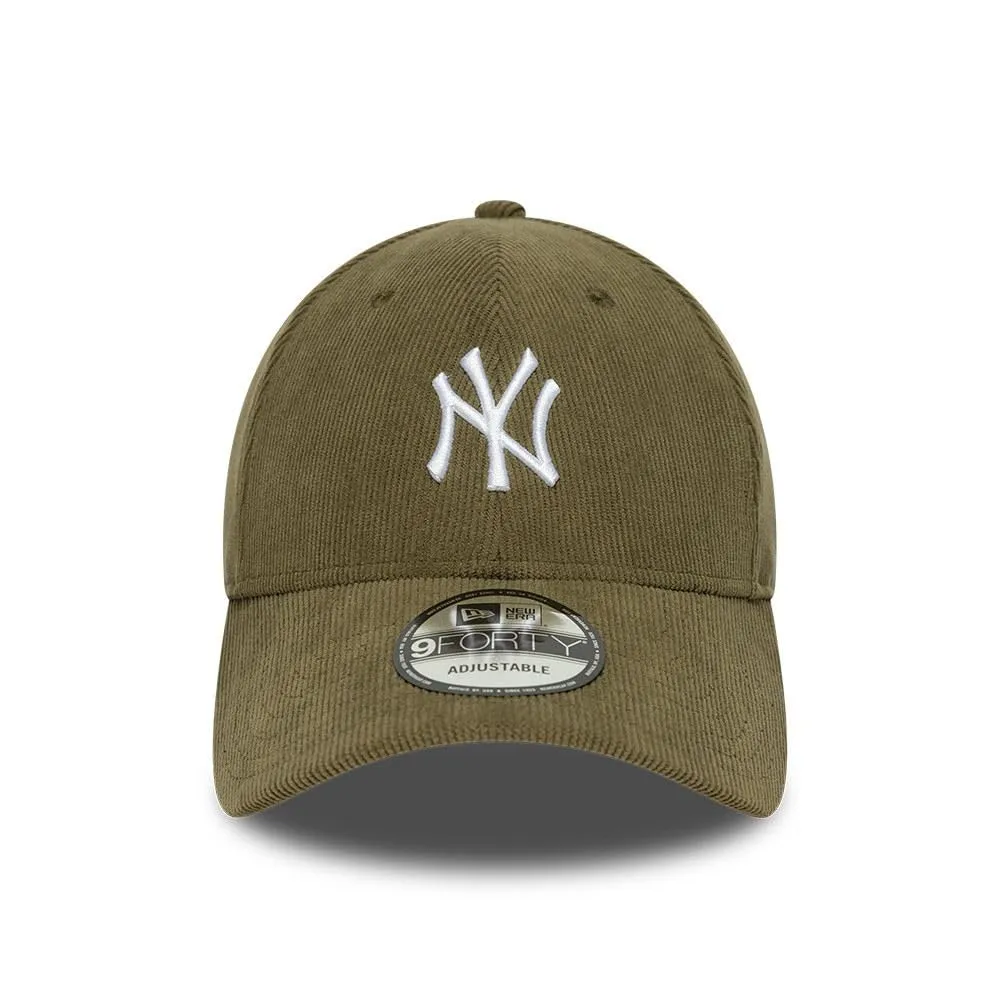New Era New York Yankees 9FORTY Soft Cord Cap - Verde Scuro - immagine 2