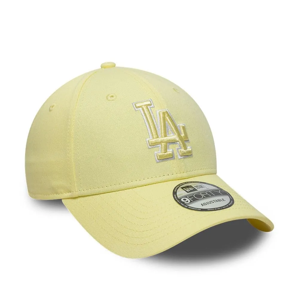 New Era Los Angeles Dodgers 9FORTY Cap - Giallo Pastello - immagine 3