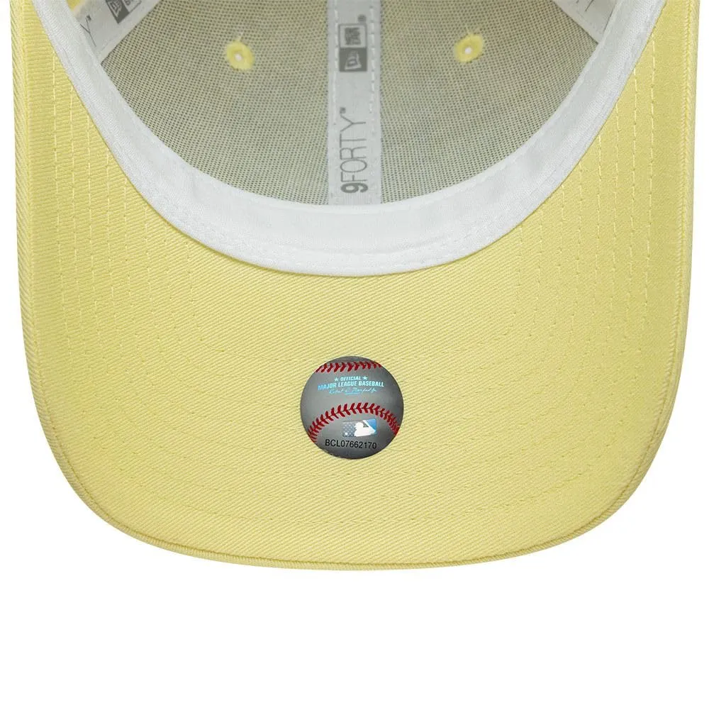 New Era Los Angeles Dodgers 9FORTY Cap - Giallo Pastello - immagine 5