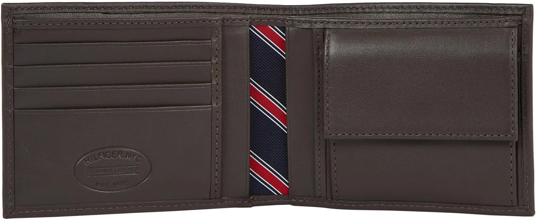 Tommy Hilfiger Eton Portafoglio Uomo, Marrone - immagine 3