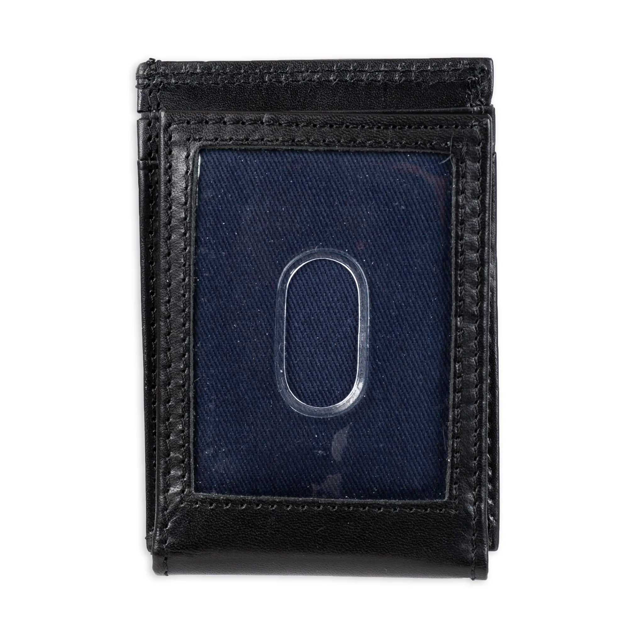 Tommy Hilfiger Portafoglio Sottile da Uomo in Pelle con Tasca Frontale e Protezione RFID, Nero - immagine 5