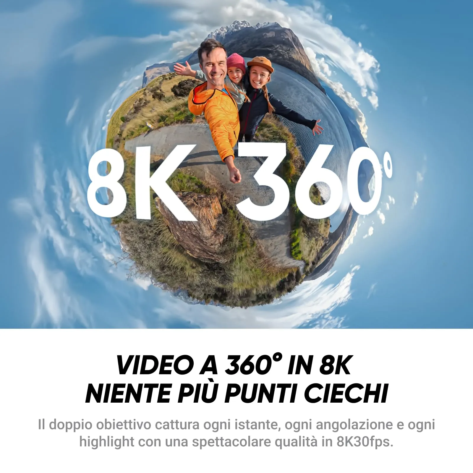 Insta360 X4 Air Pack Ricarica Starter Videocamera 8K 360 - immagine 4