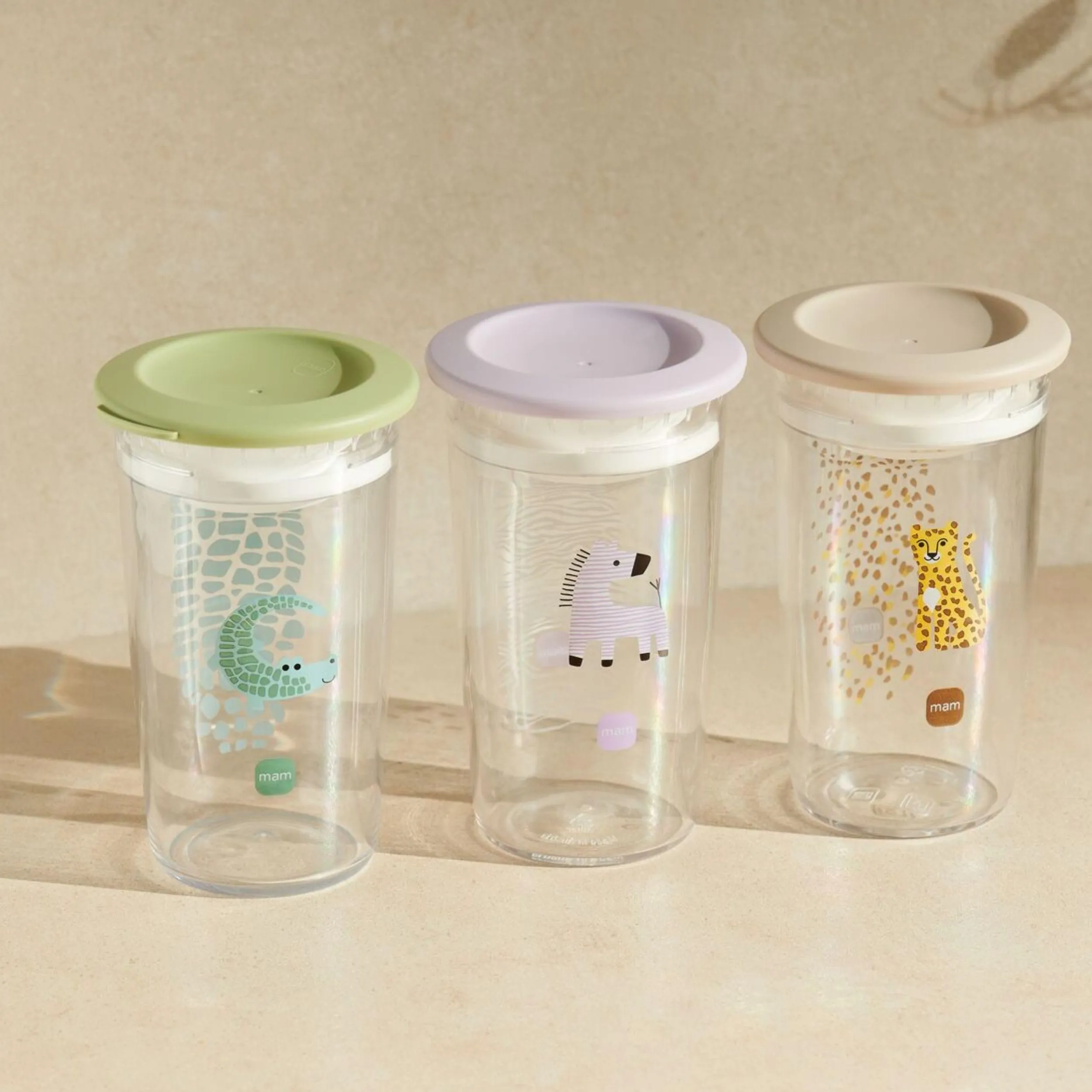 MAM Easy to Drink Cup 360°, Bicchiere Antigoccia Bambini 8+ Mesi, Beige - immagine 9
