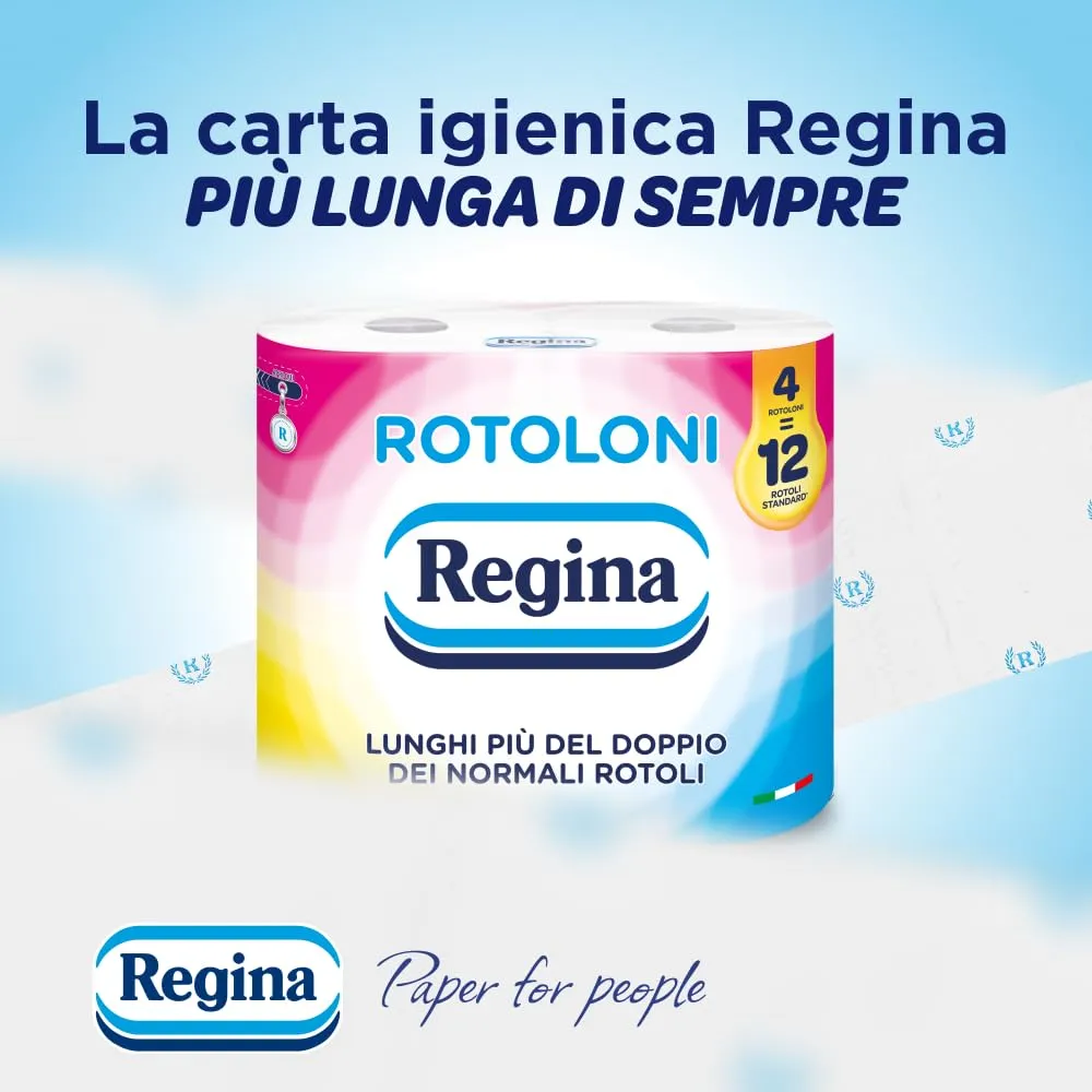 Regina Rotoloni, 24 Maxi Rotoli di Carta Igienica a 2 Veli - immagine 5
